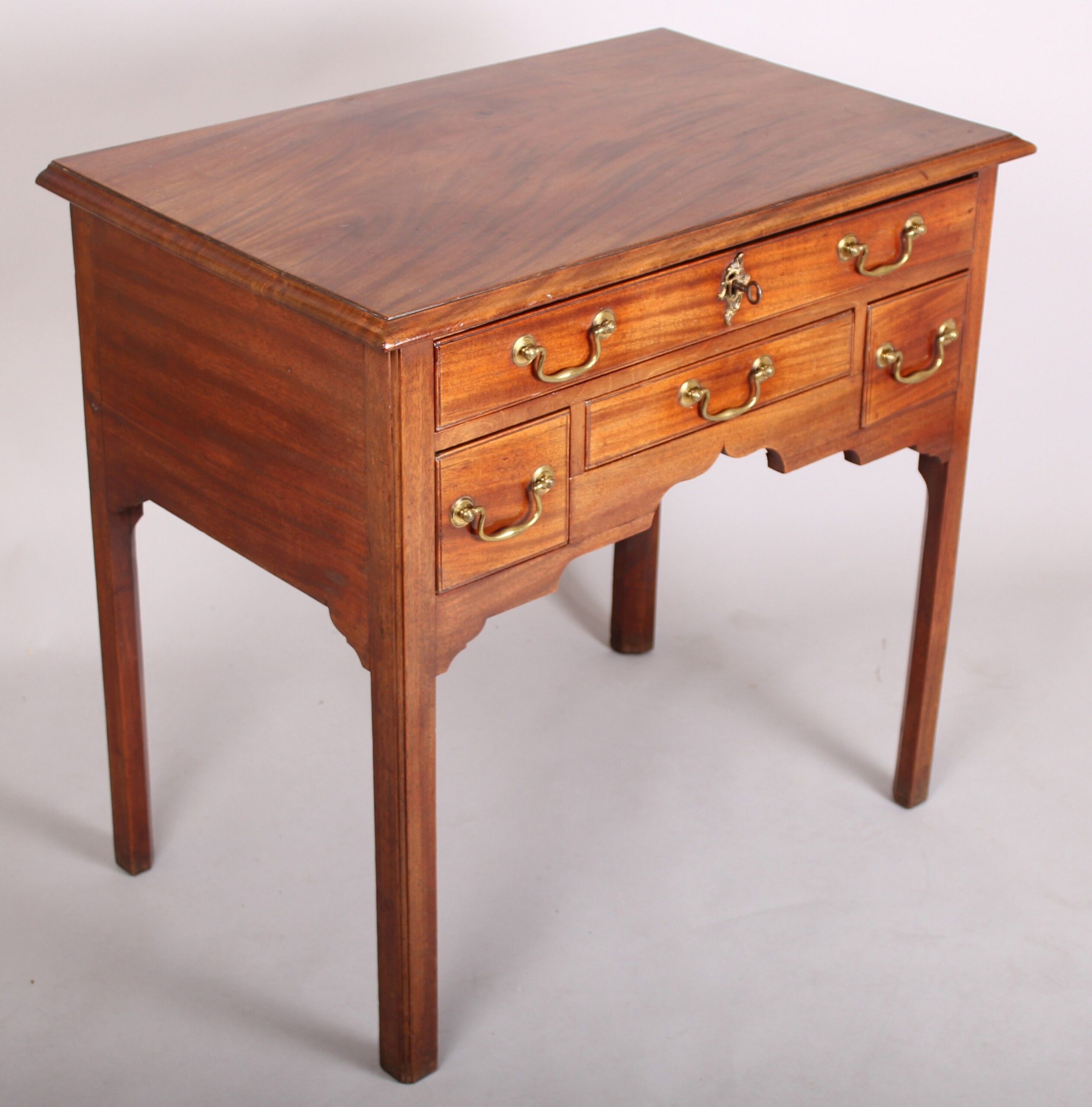 George III period mahogany lowboy side-table