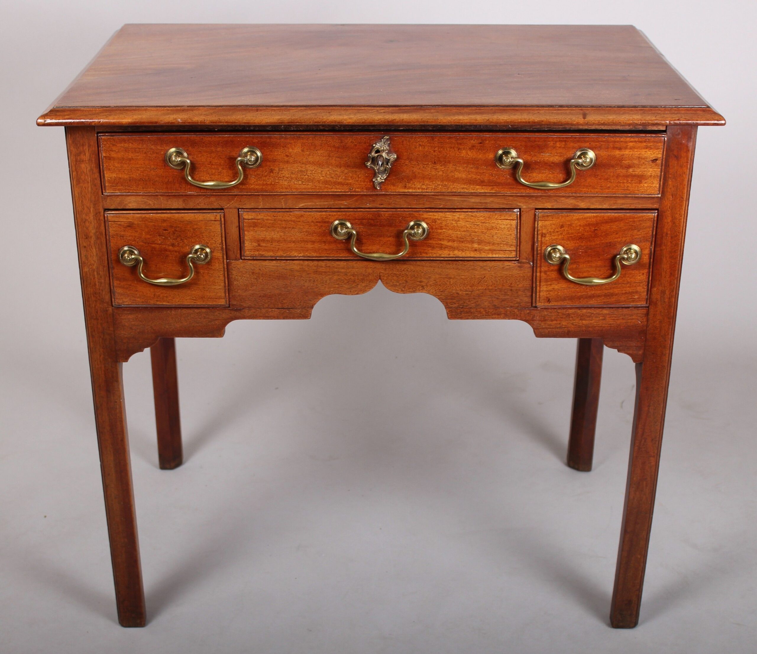 George III period mahogany lowboy side-table