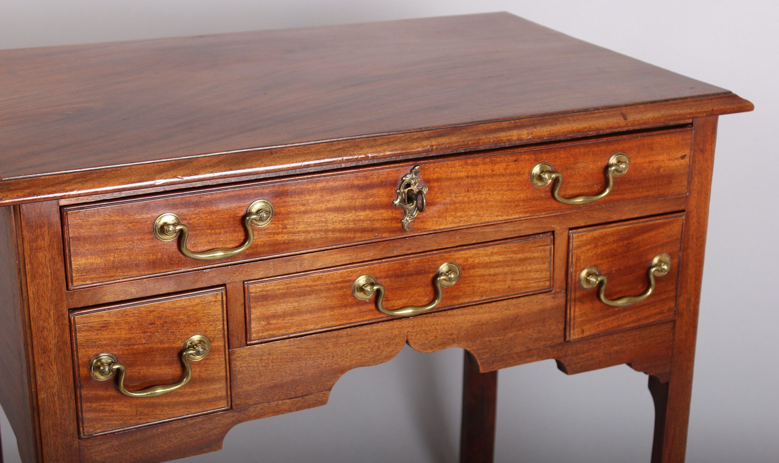 George III period mahogany lowboy side-table