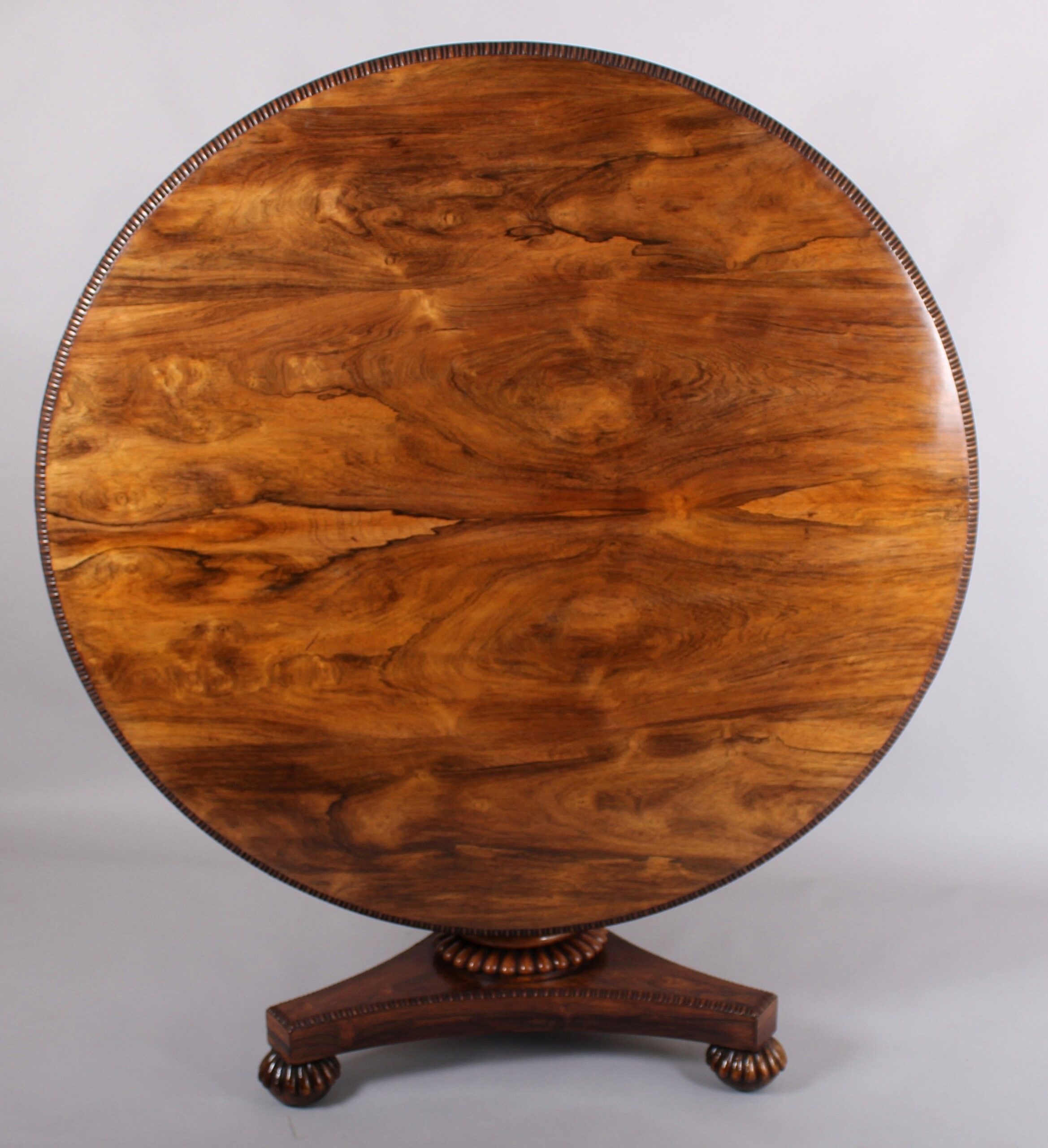 William IV period rosewood centre or dining table