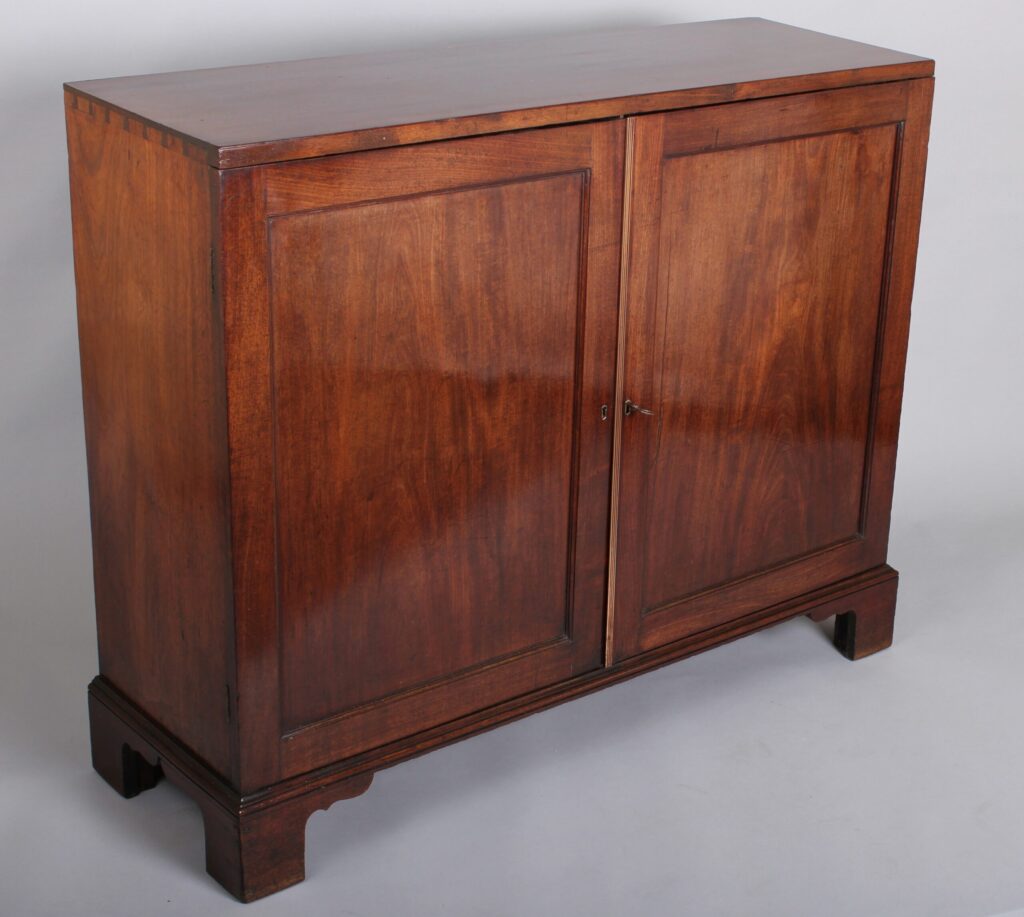 George III period mahogany ‘Estate Cabinet’