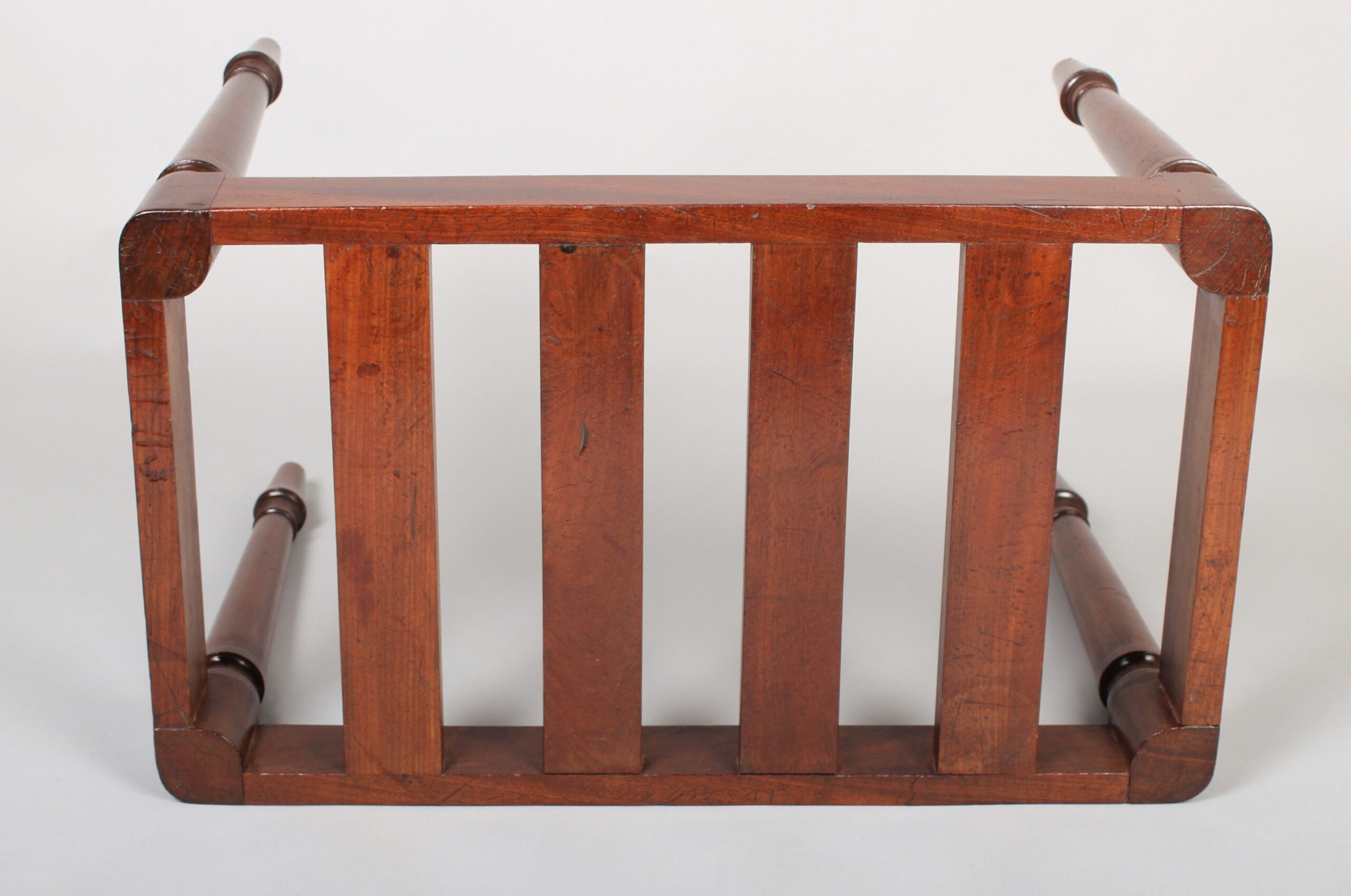 George III period mahogany luggage-stand