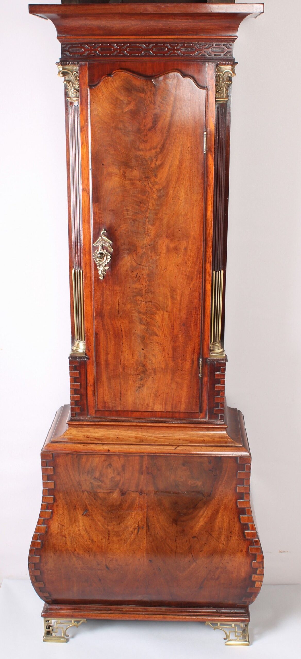 Fine George III period long-case clock by JOS. JOHNSON of DUDLEY in a handsome mahogany case of distinctive North Country character