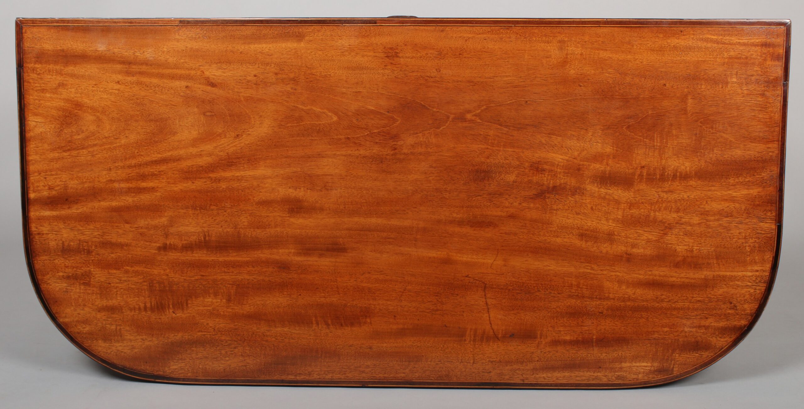 George III period pale mahogany card-table