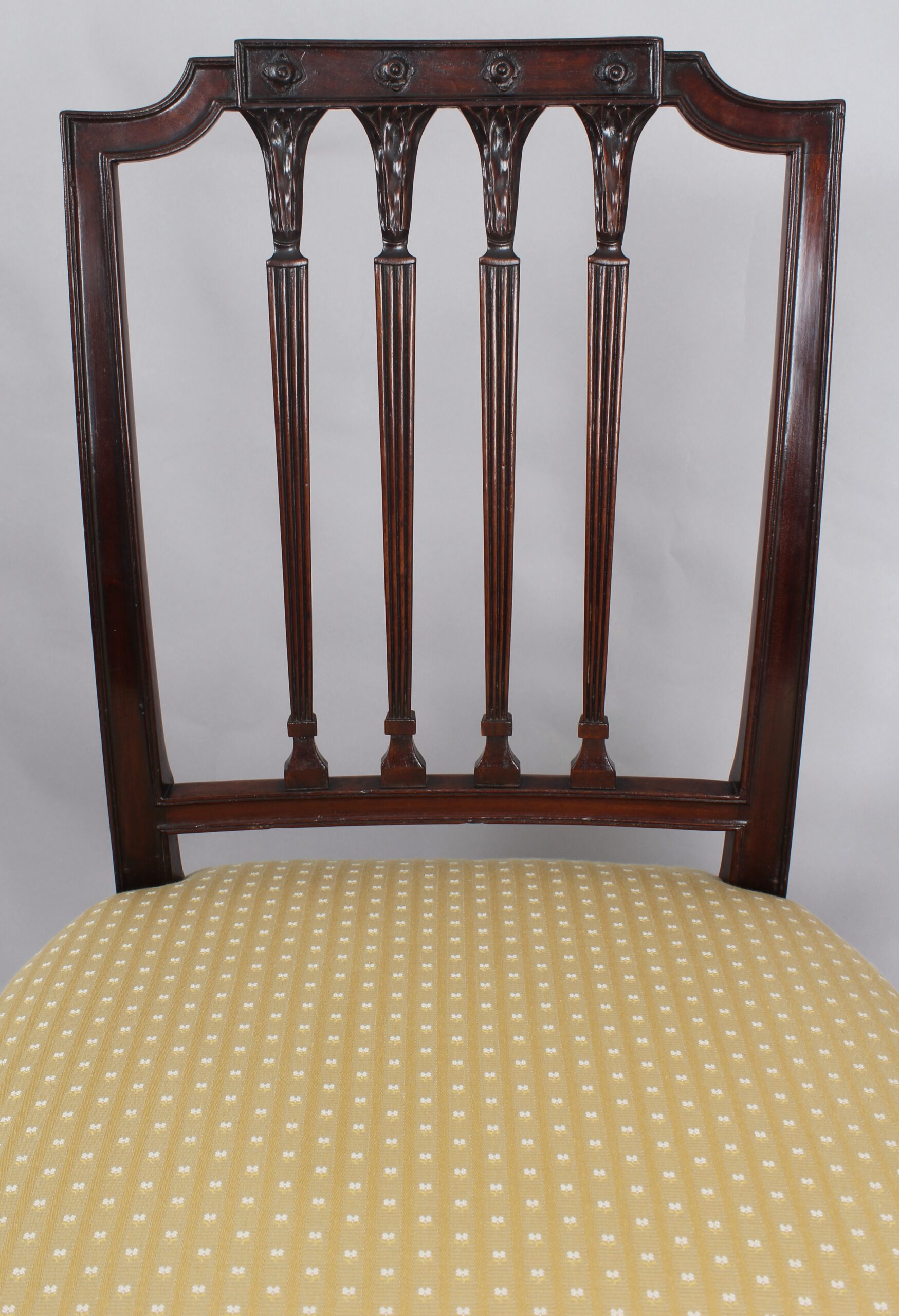 Set of Six George III Period Mahogany Chairs