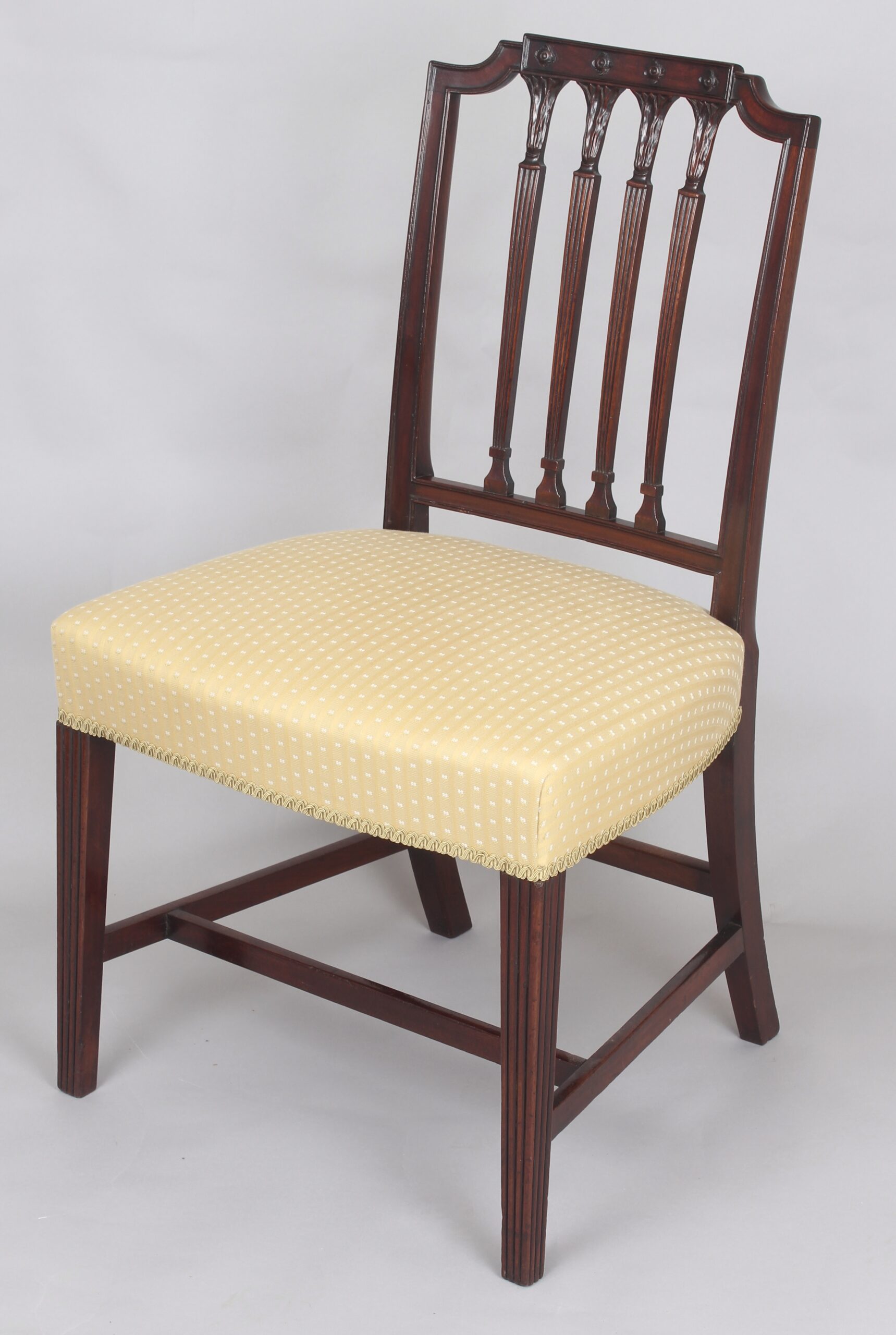Set of Six George III Period Mahogany Chairs