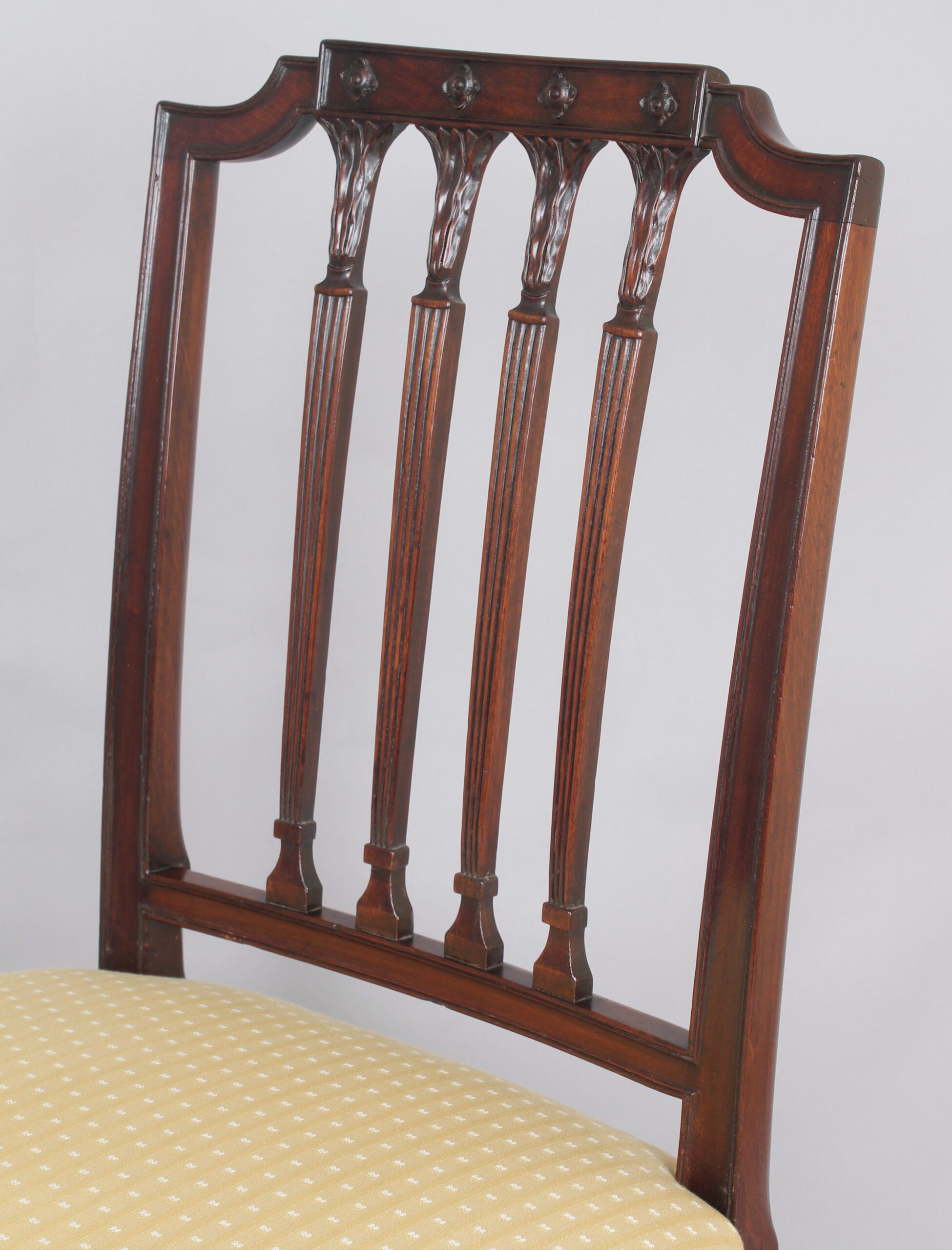 Set of Six George III Period Mahogany Chairs