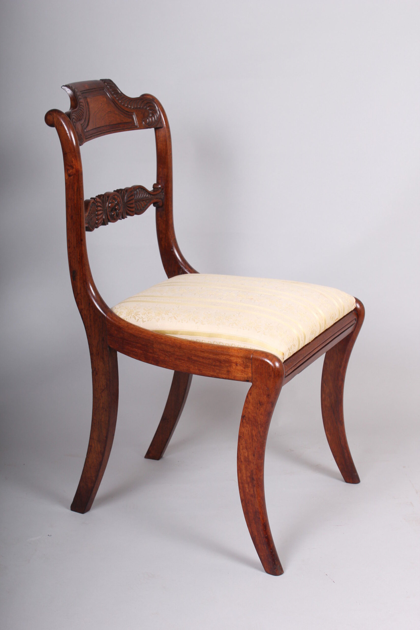 Set of six high quality Regency rosewood chairs
