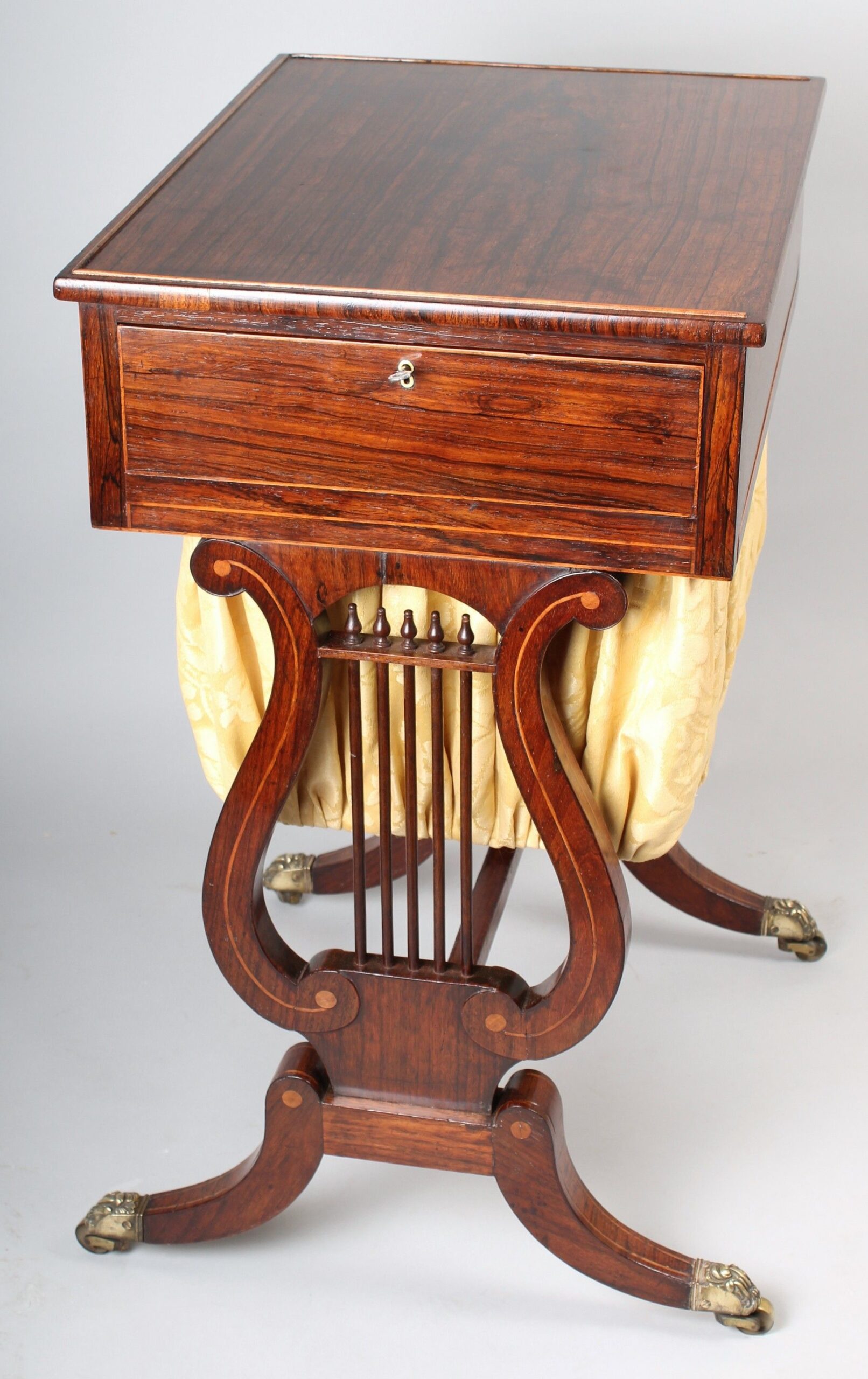 Regency rosewood work-table
