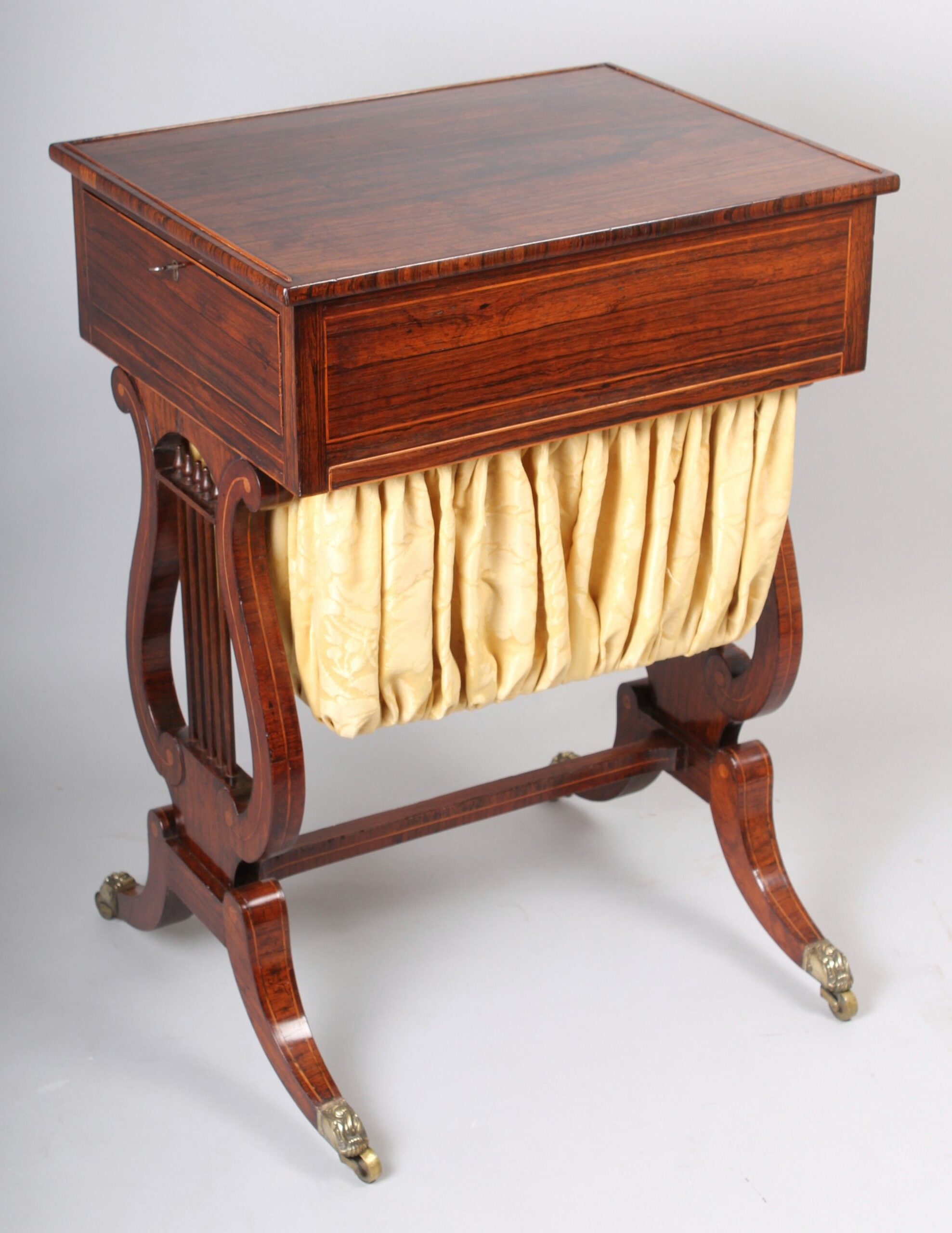 Regency rosewood work-table