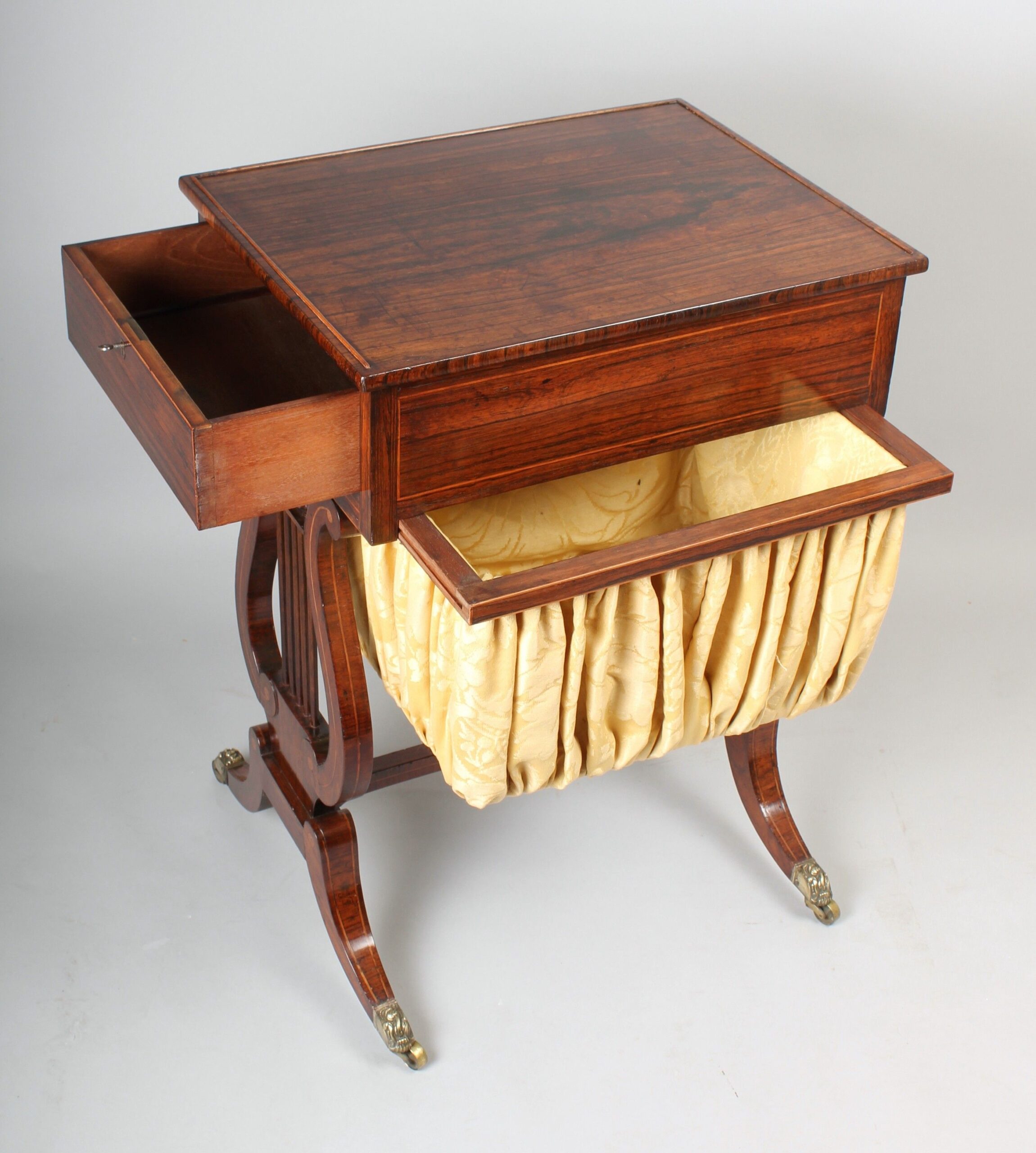 Regency rosewood work-table