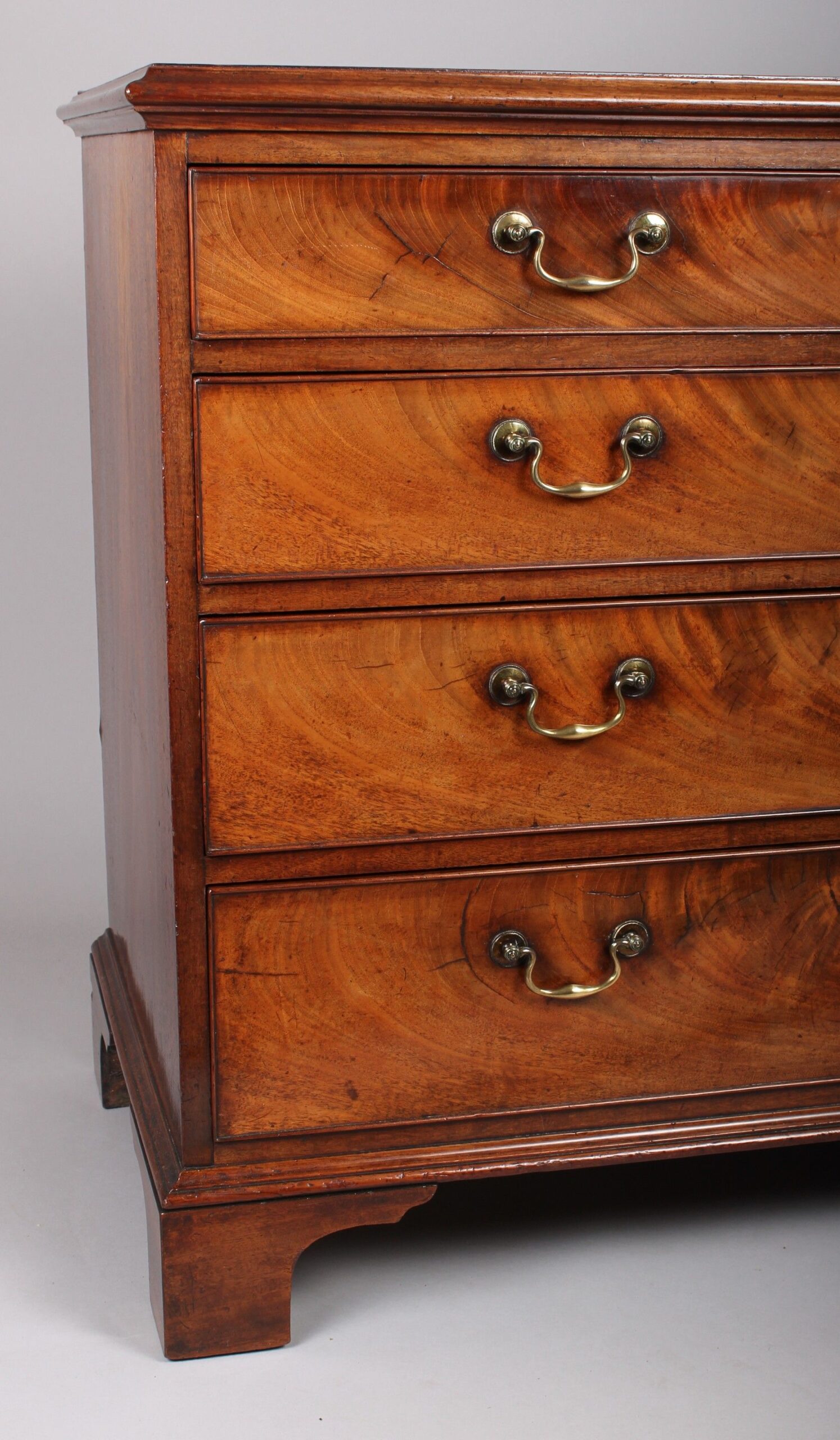 George III period mahogany chest-of-drawers