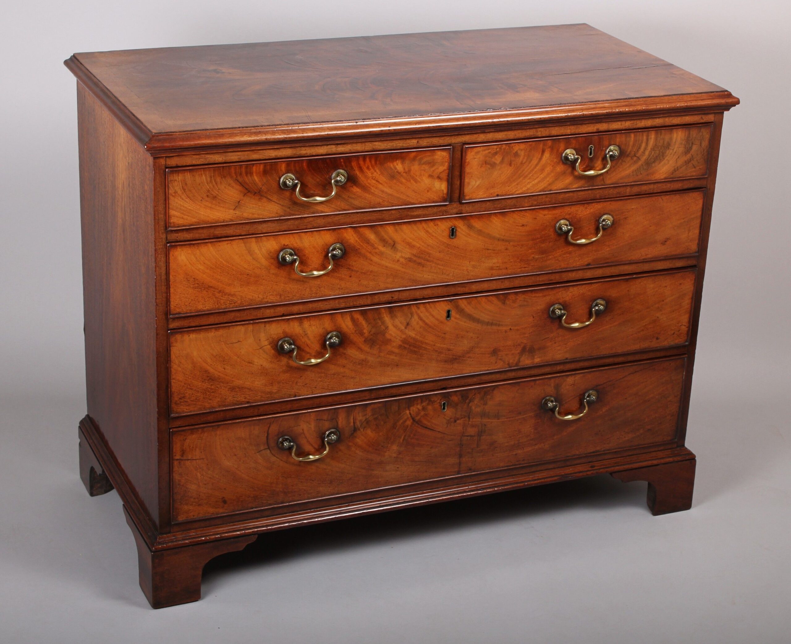 George III period mahogany chest-of-drawers