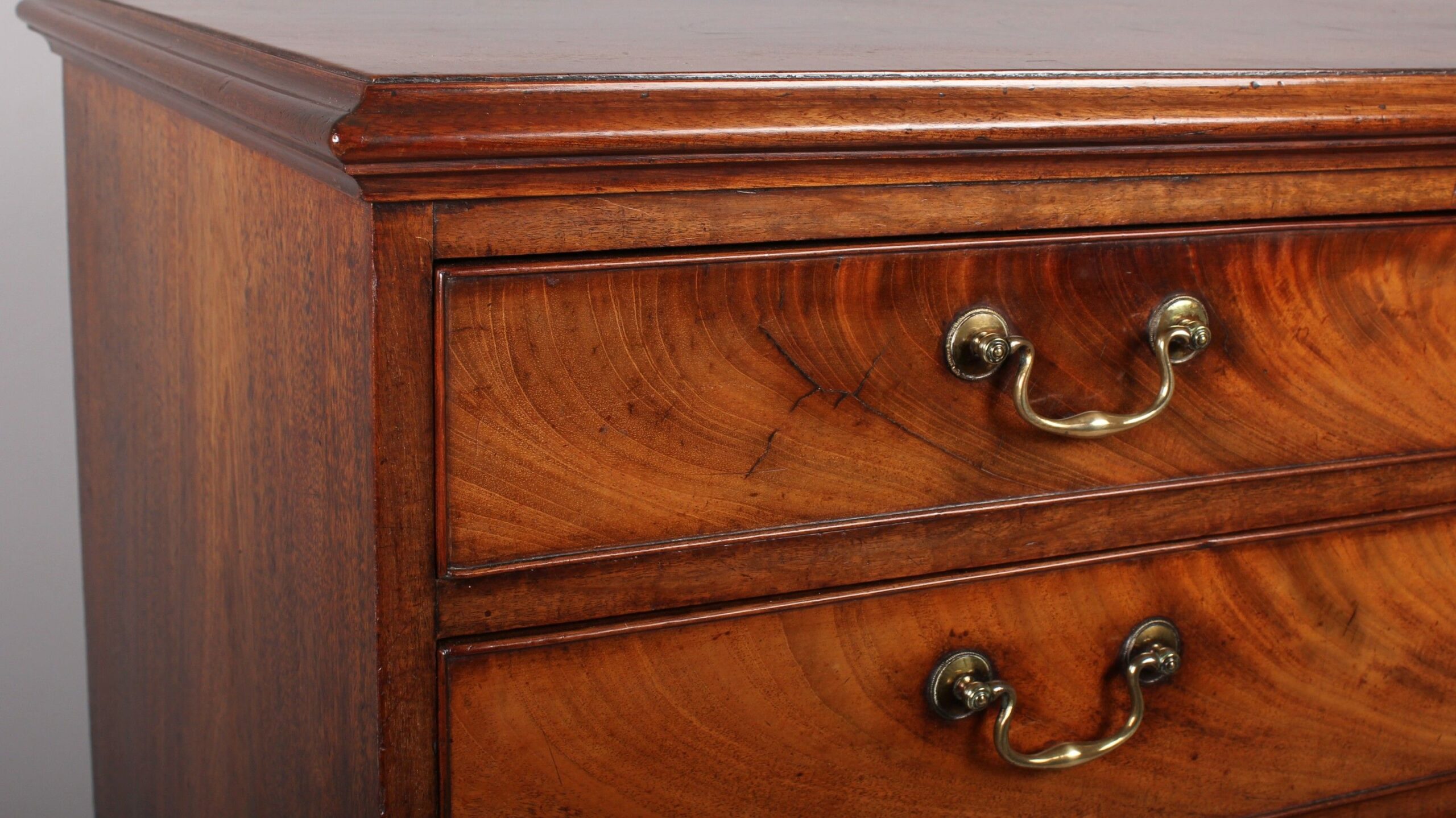 George III period mahogany chest-of-drawers
