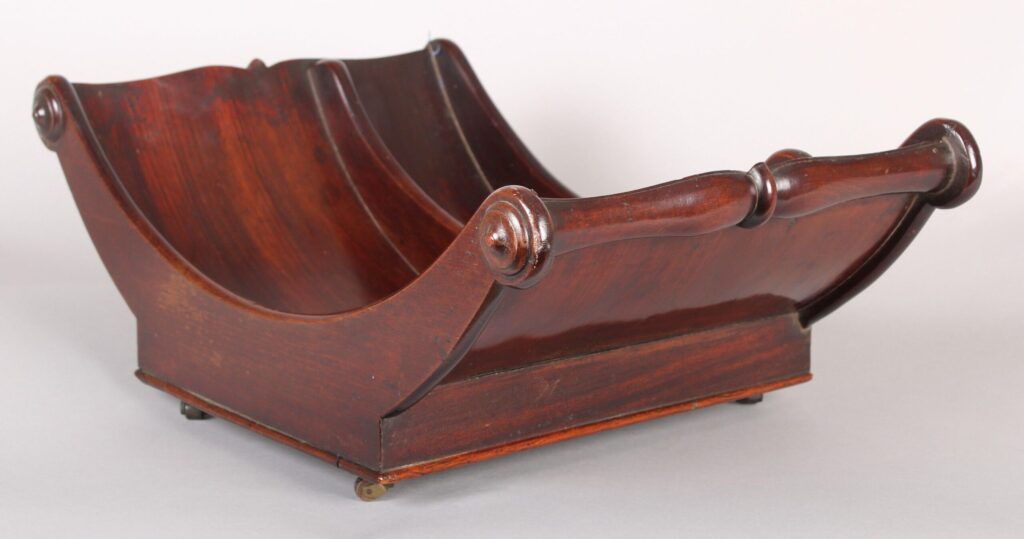 George III period mahogany cheese coaster