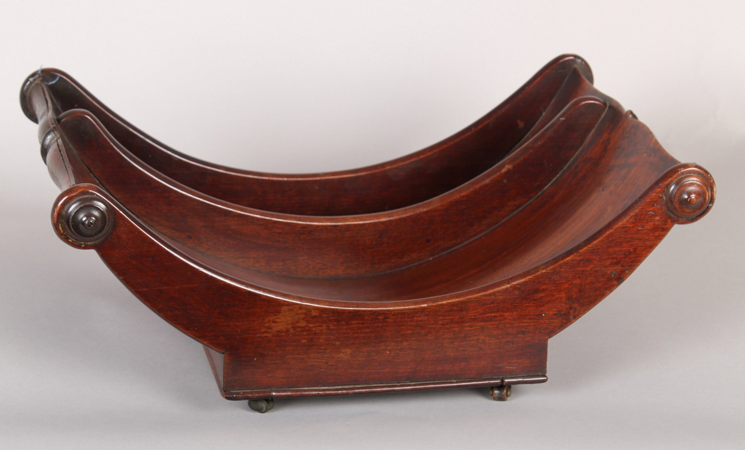 George III period mahogany cheese coaster