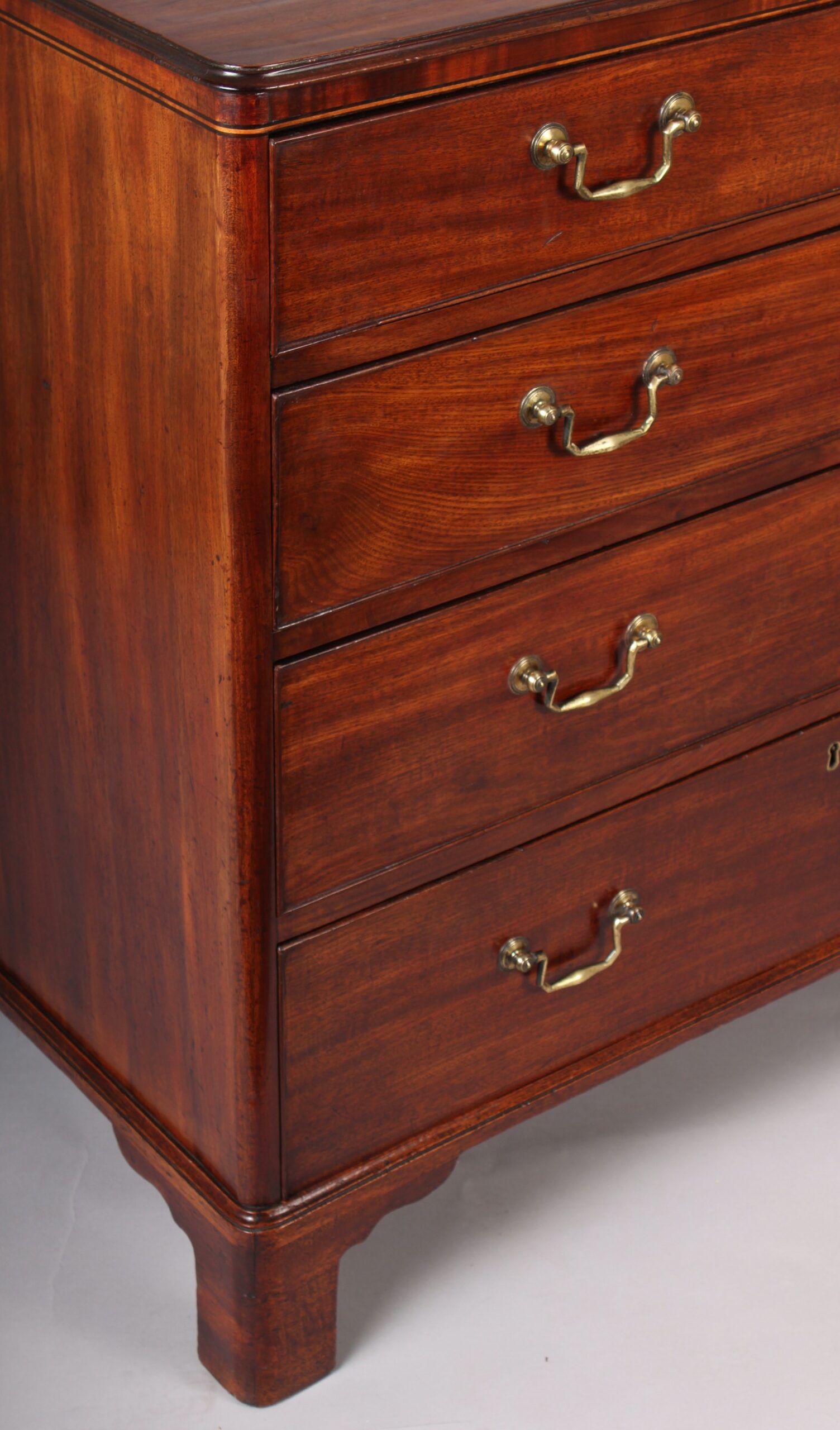 George III period mahogany chest-of-drawers