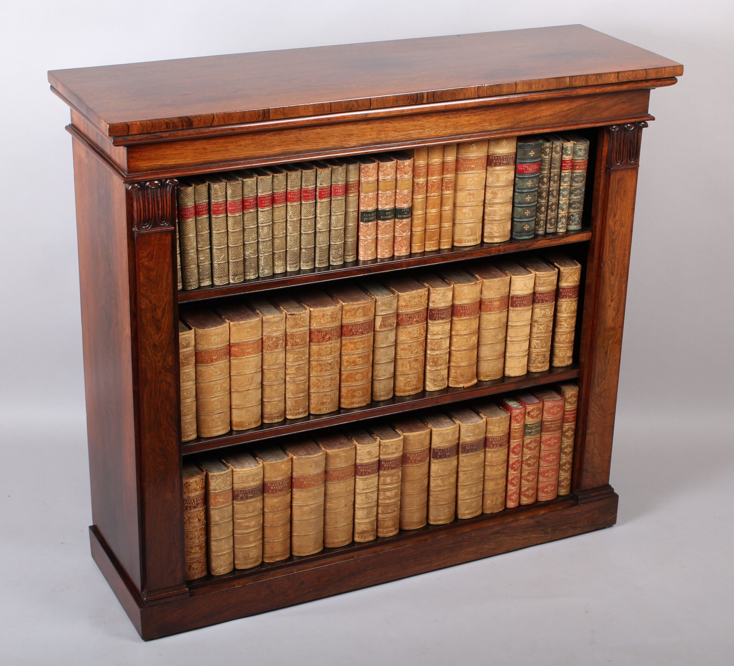 George IV period rosewood bookcase