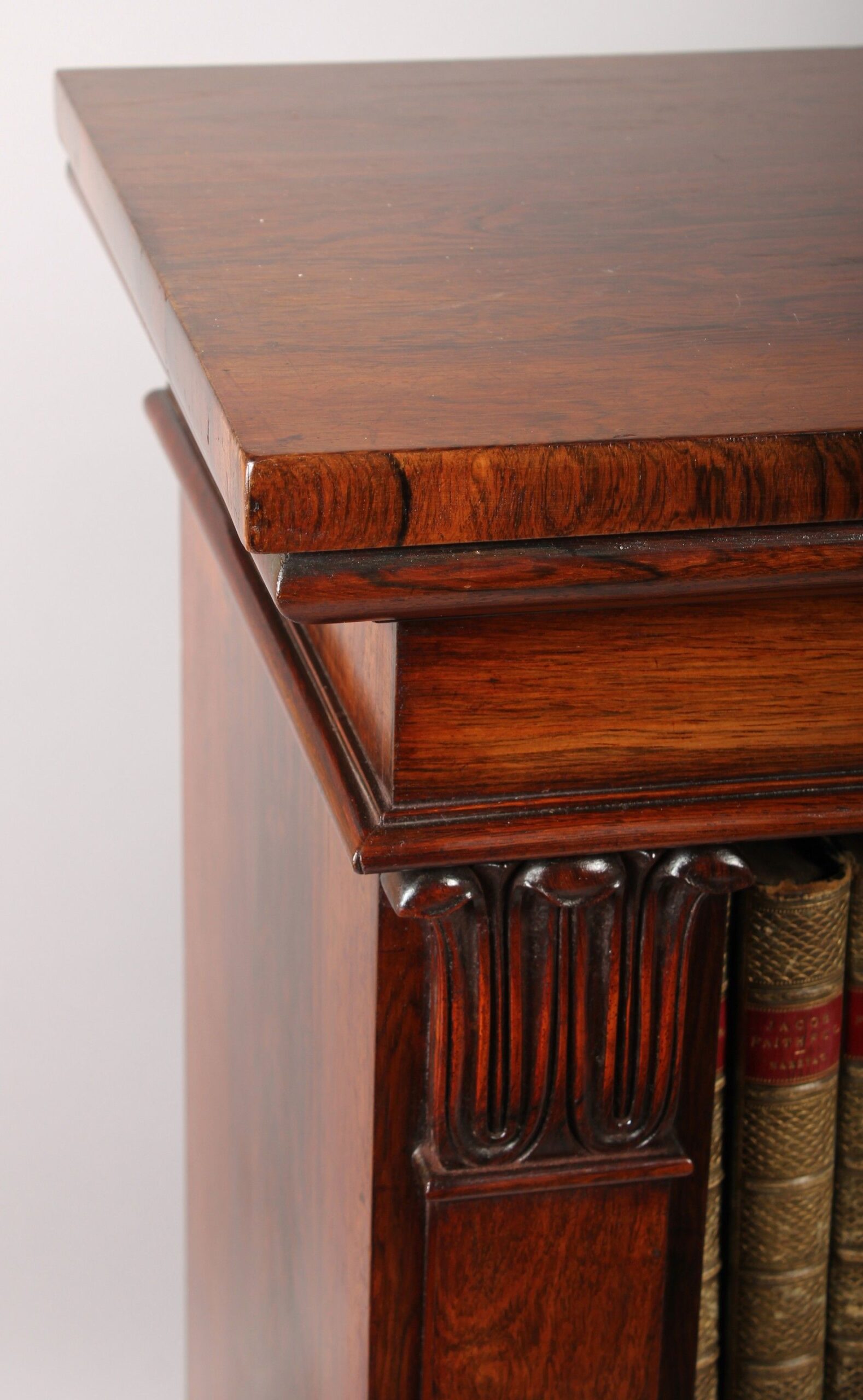 George IV period rosewood bookcase