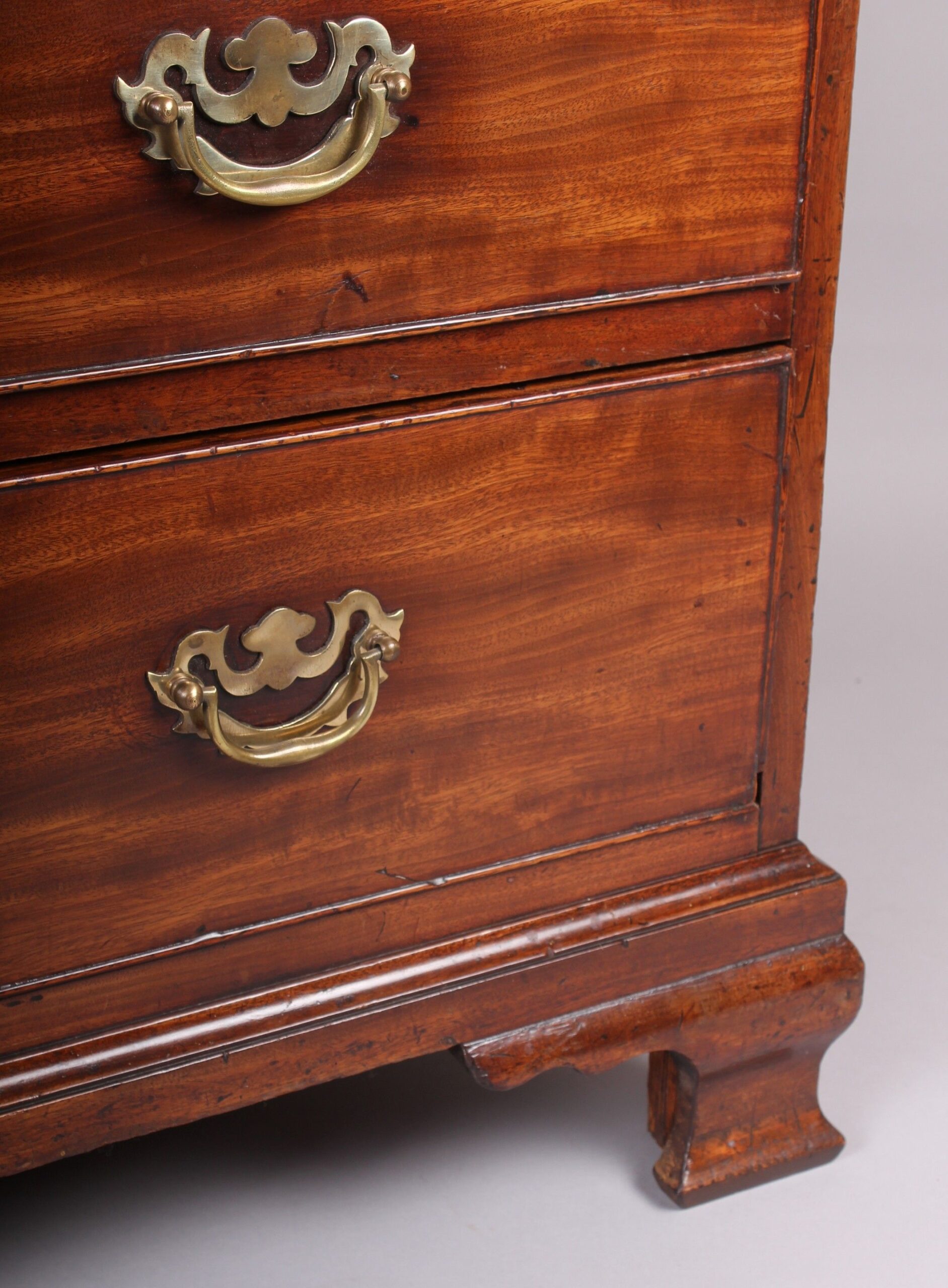 George III period mahogany chest-of-drawers