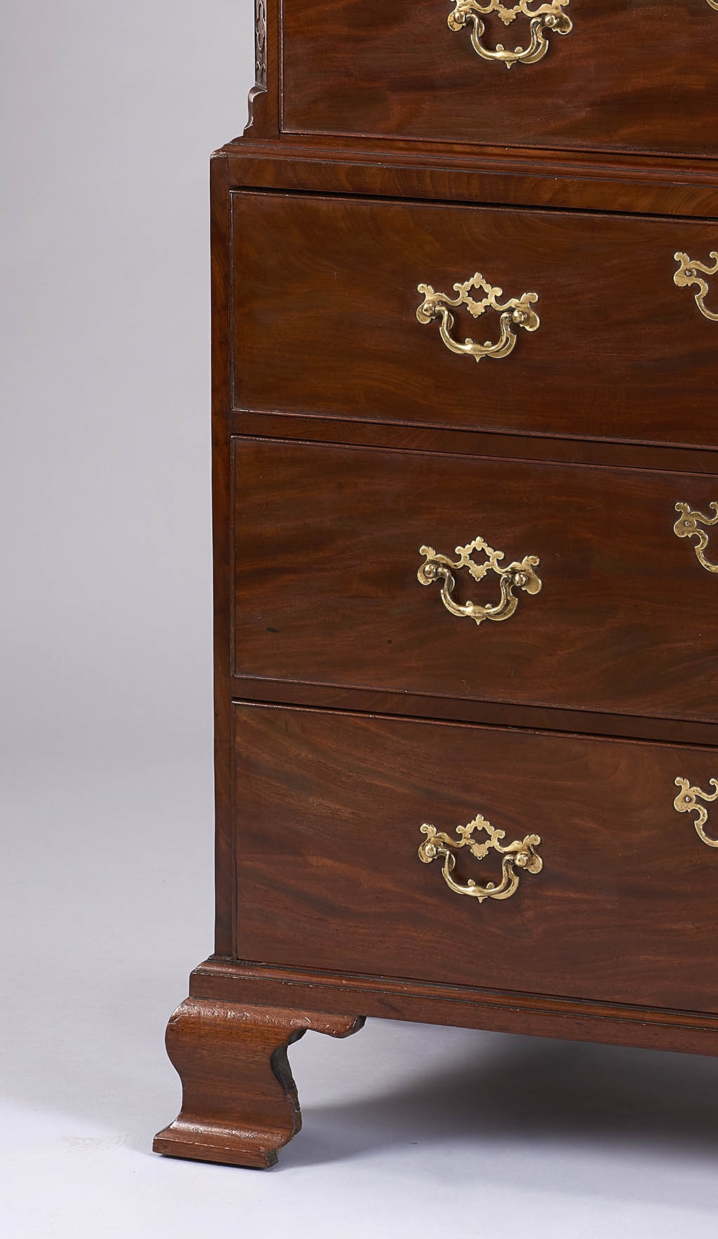 A fine and handsome George III period mahogany chest on chest