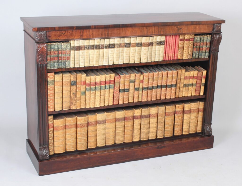 George IV period rosewood bookcase