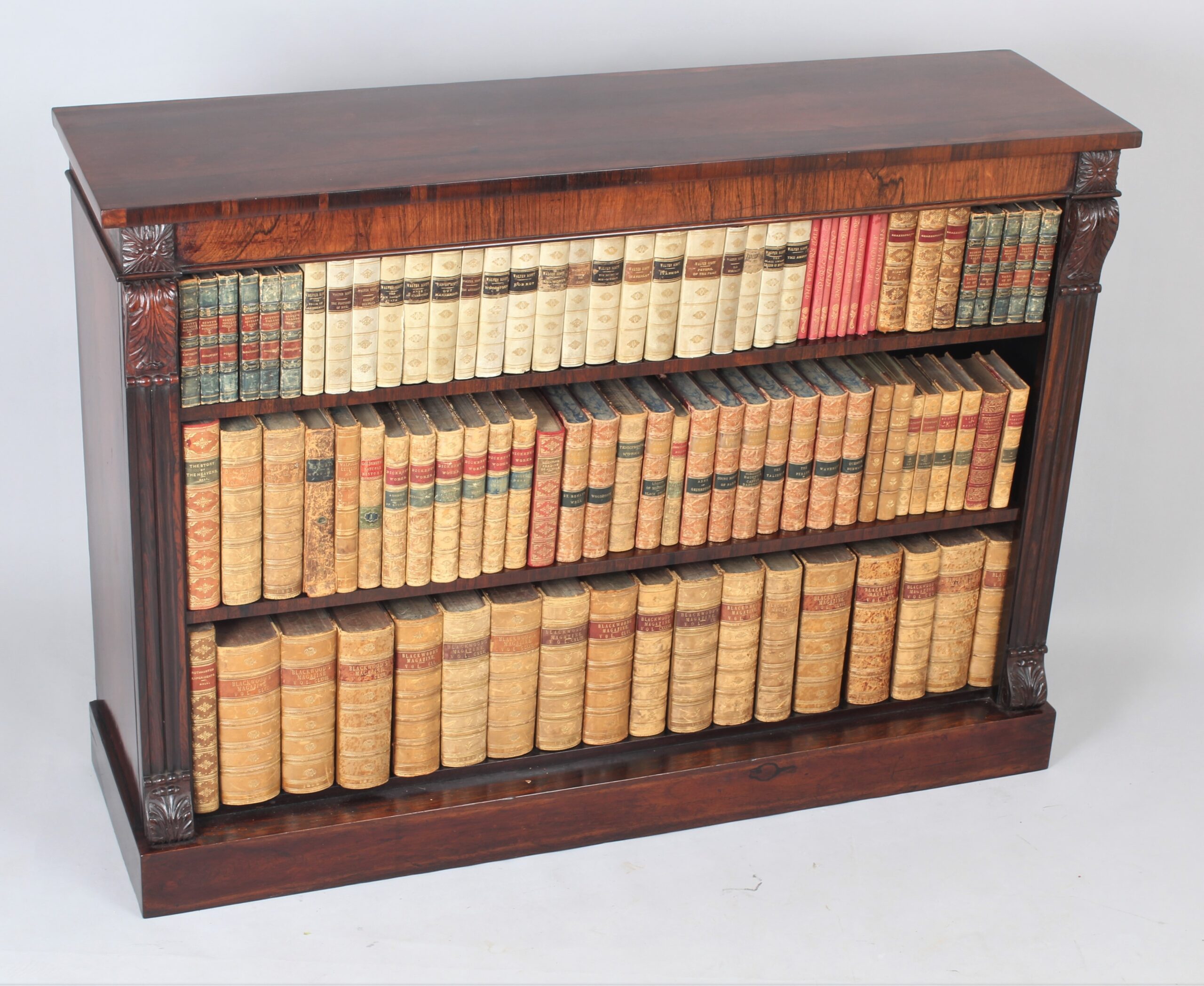 George IV period rosewood bookcase