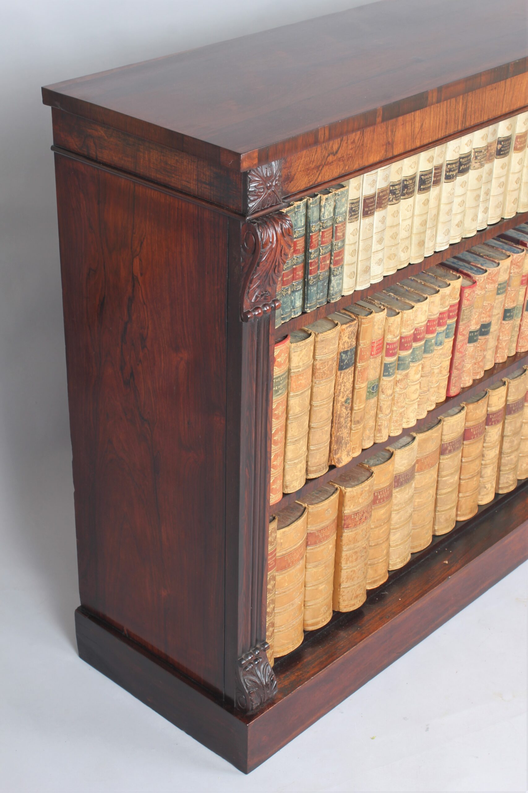 George IV period rosewood bookcase
