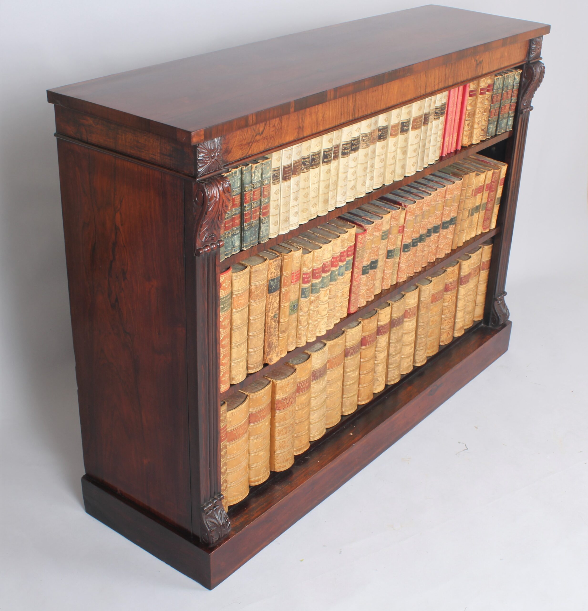 George IV period rosewood bookcase