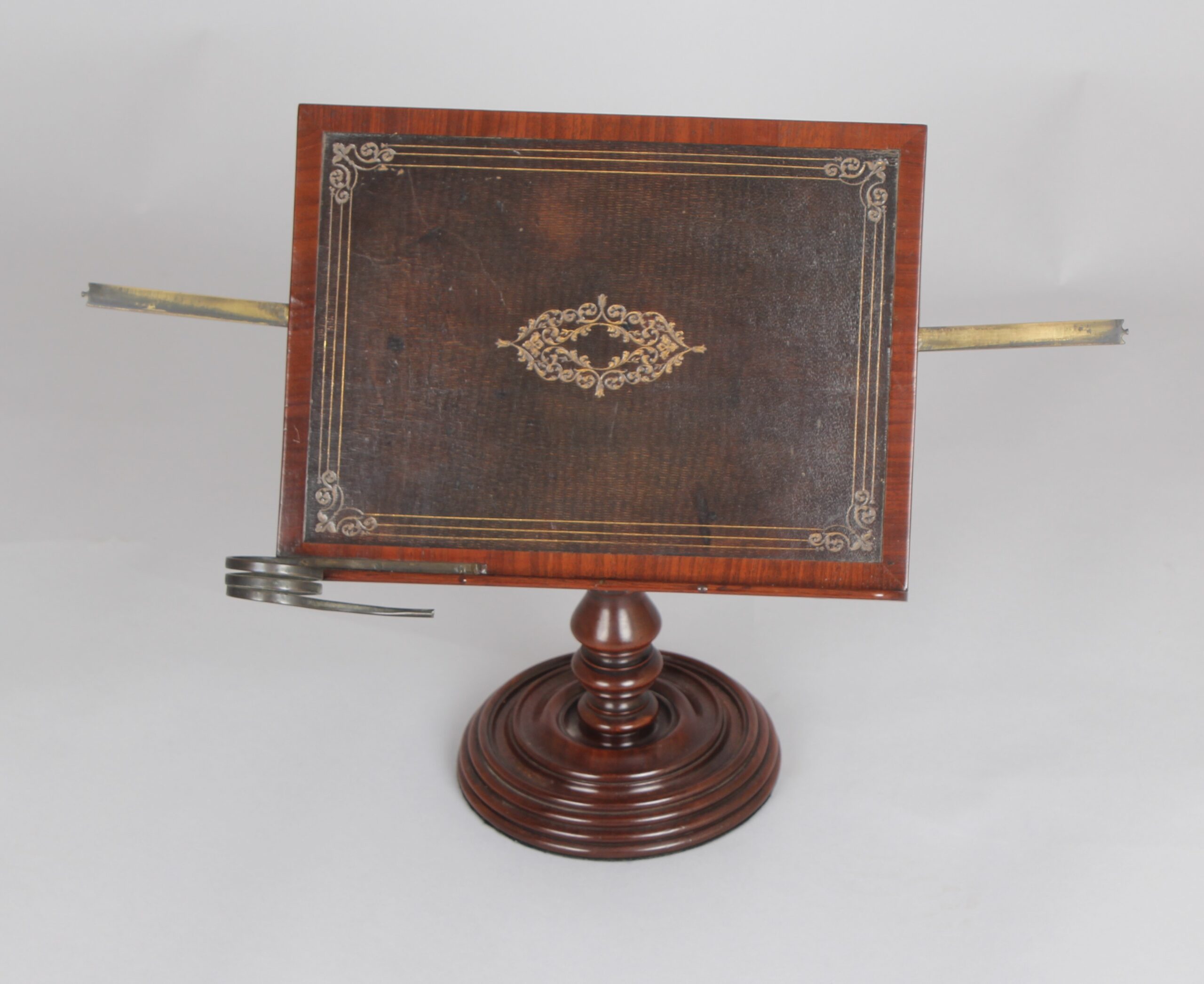 A fine quality early 19th century mahogany adjustable table reading-stand