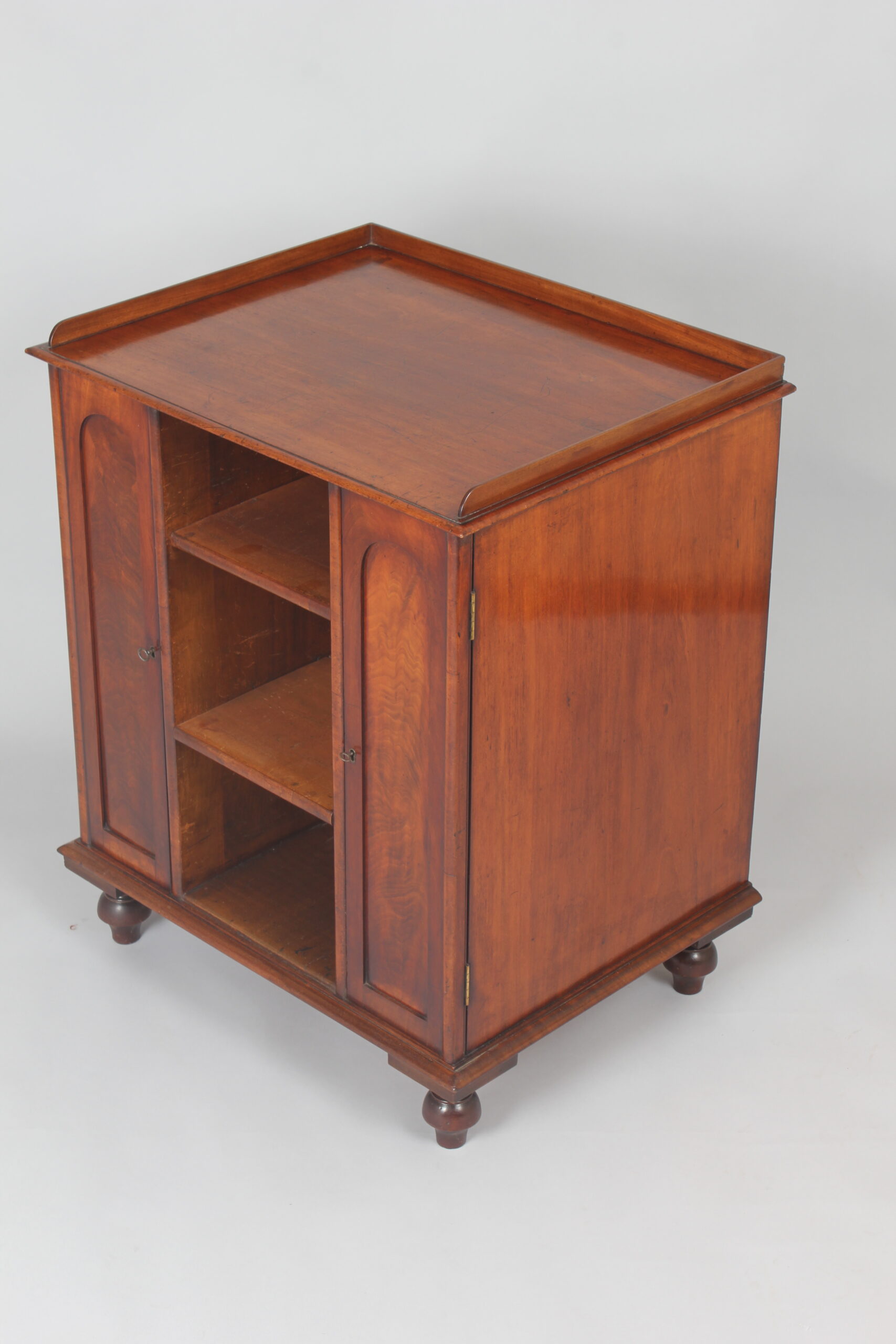 Mahogany library cabinet