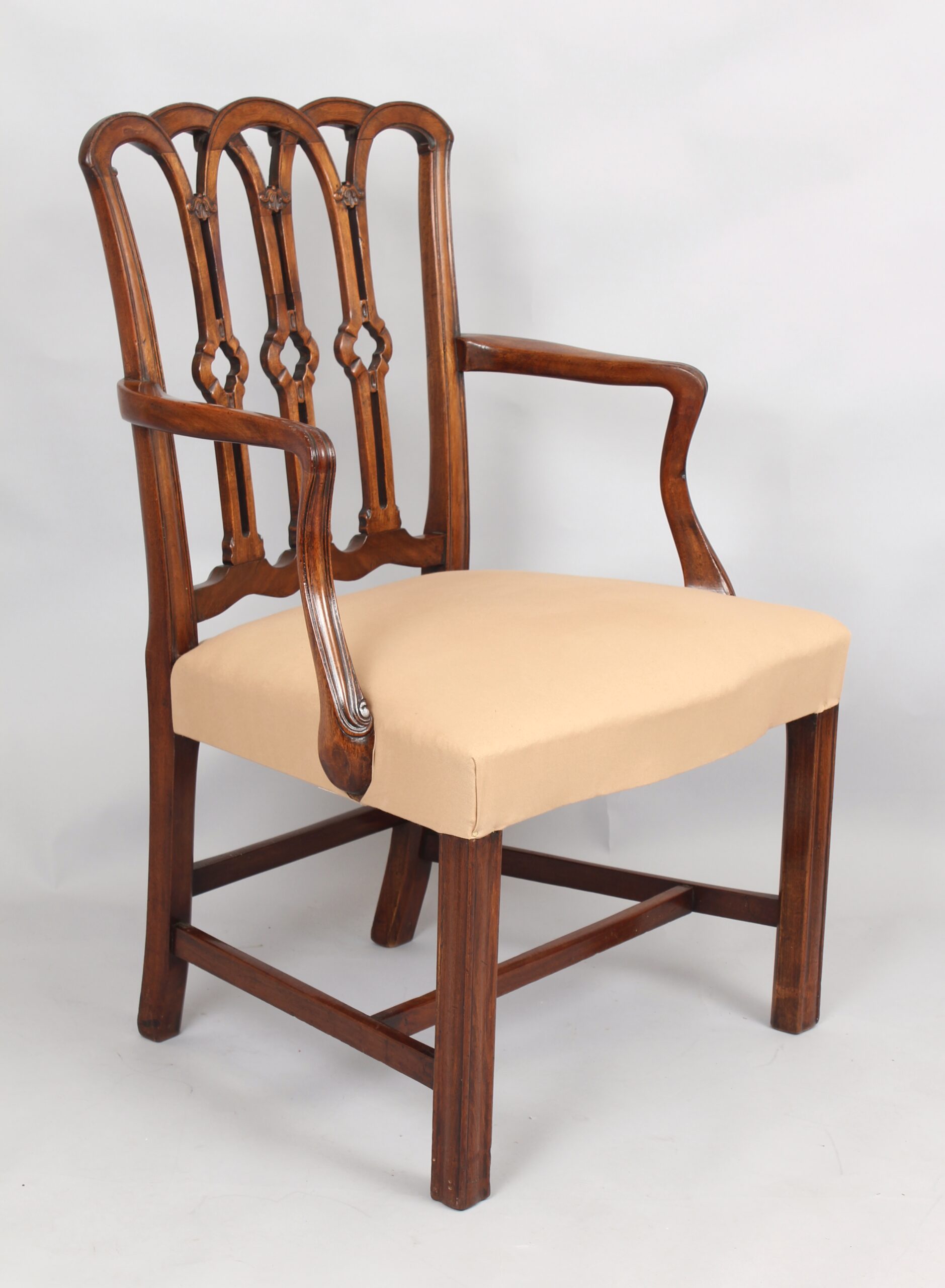 High quality pair of mahogany chairs