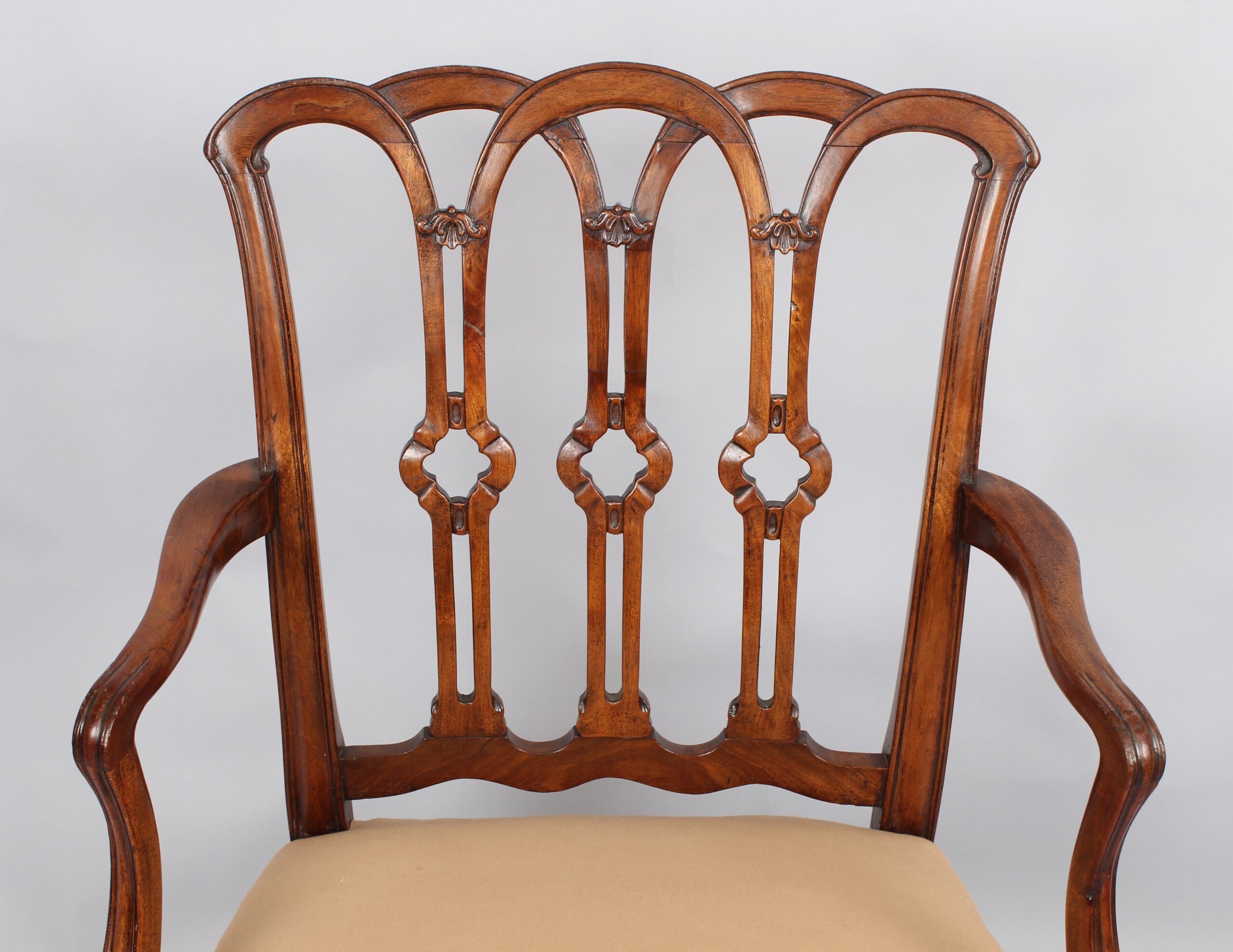 High quality pair of mahogany chairs