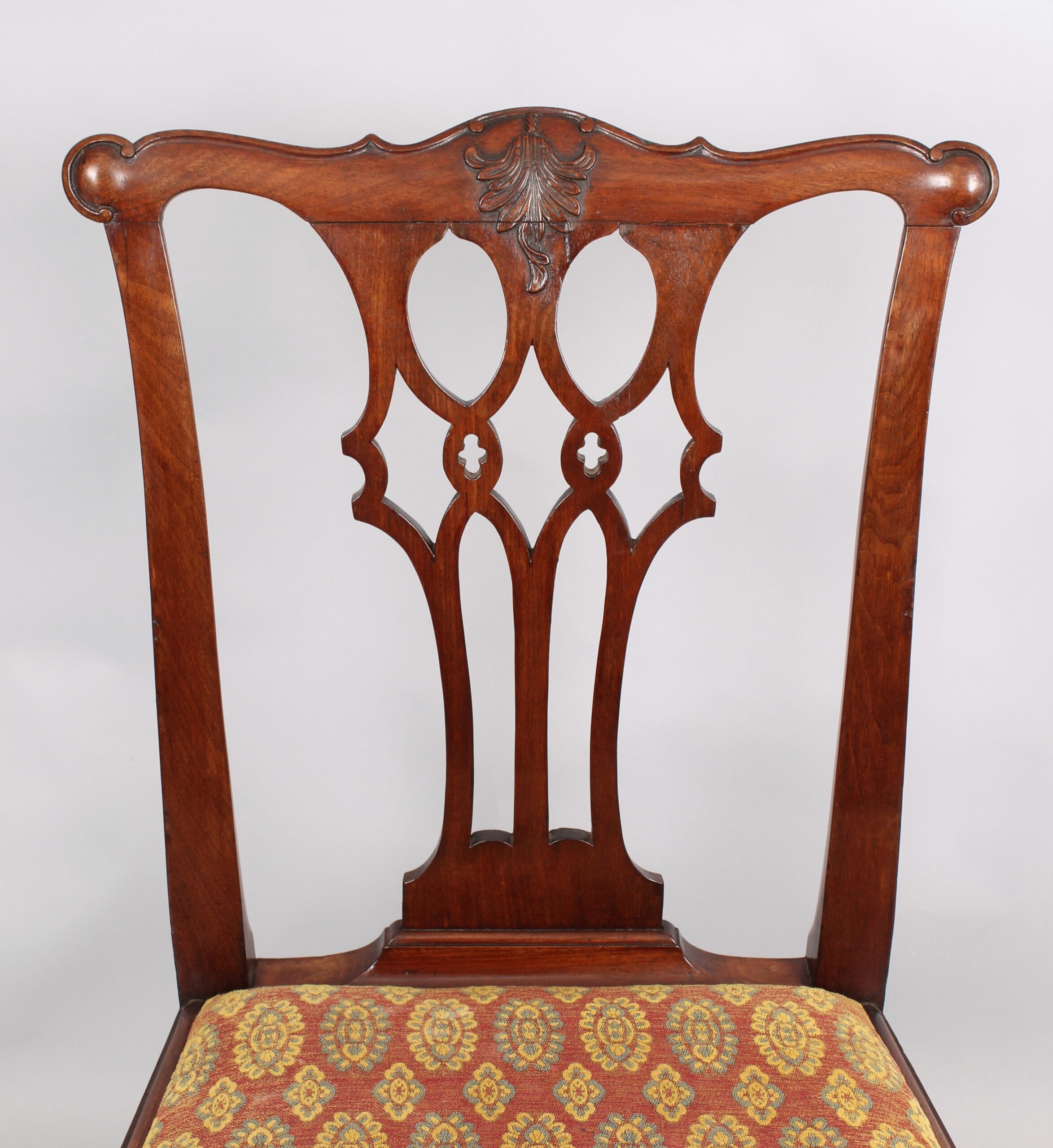 Mid eighteenth century ‘red walnut’ side chair