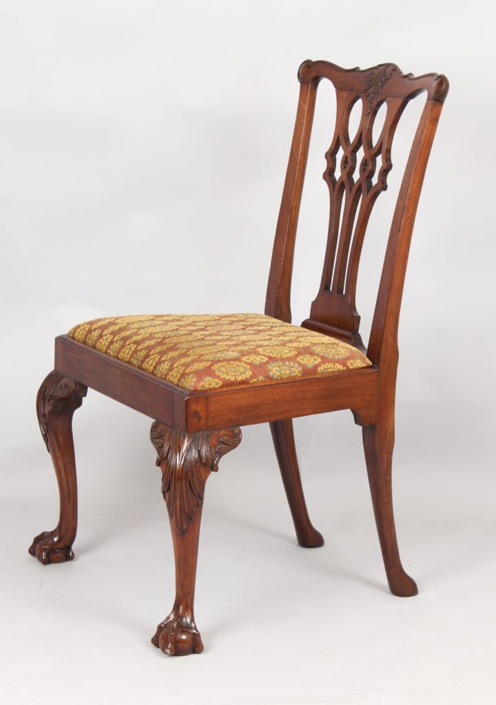 Mid eighteenth century ‘red walnut’ side chair