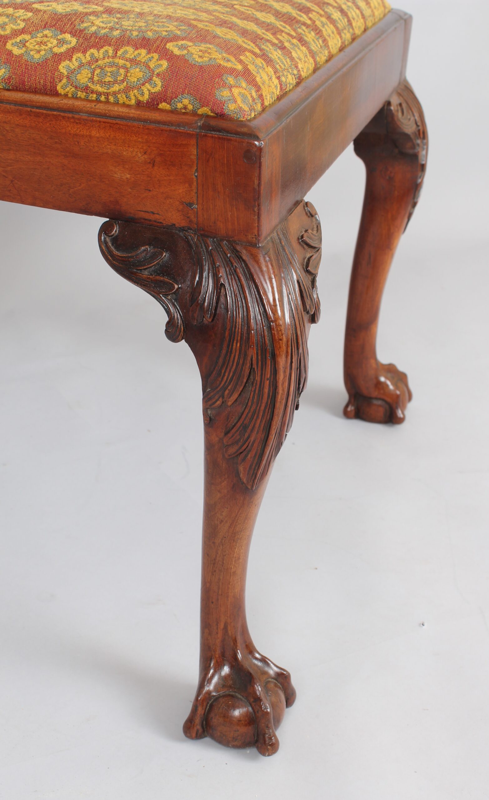 Mid eighteenth century ‘red walnut’ side chair