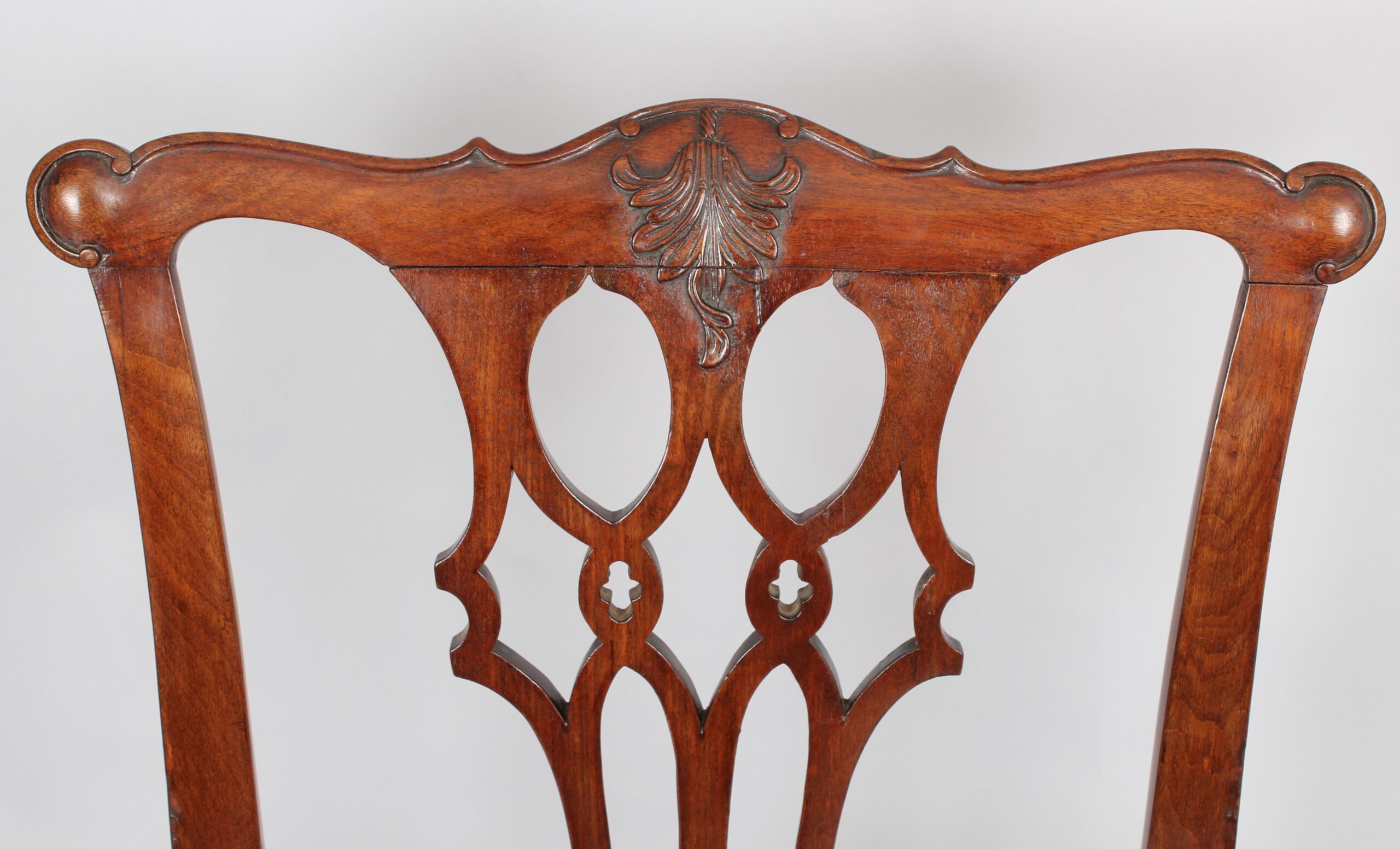 Mid eighteenth century ‘red walnut’ side chair