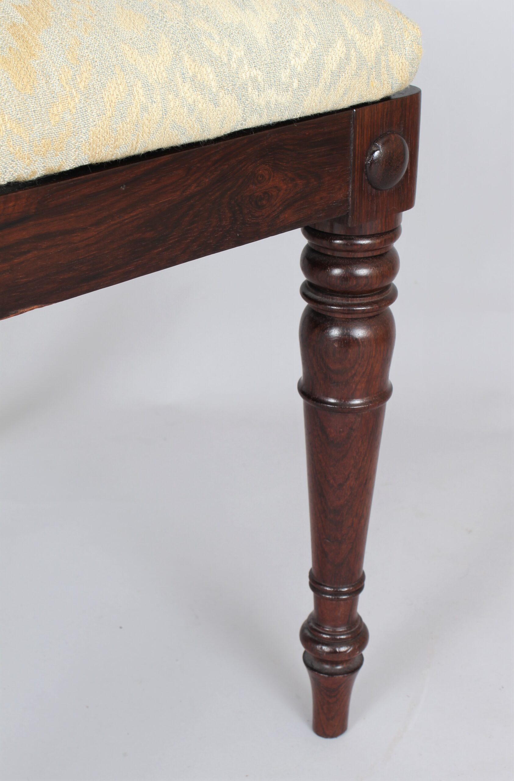 Set of Regency rosewood dining chairs