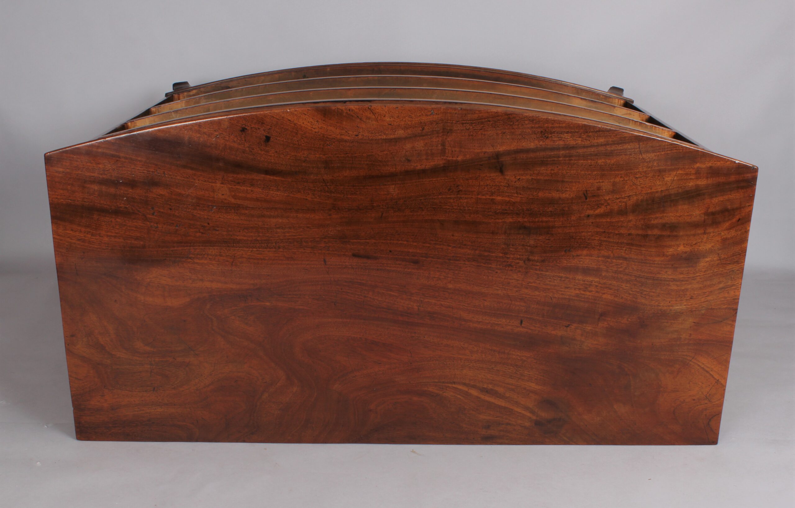 Fine late George lll period mahogany Gillows bow-fronted chest-of-drawers