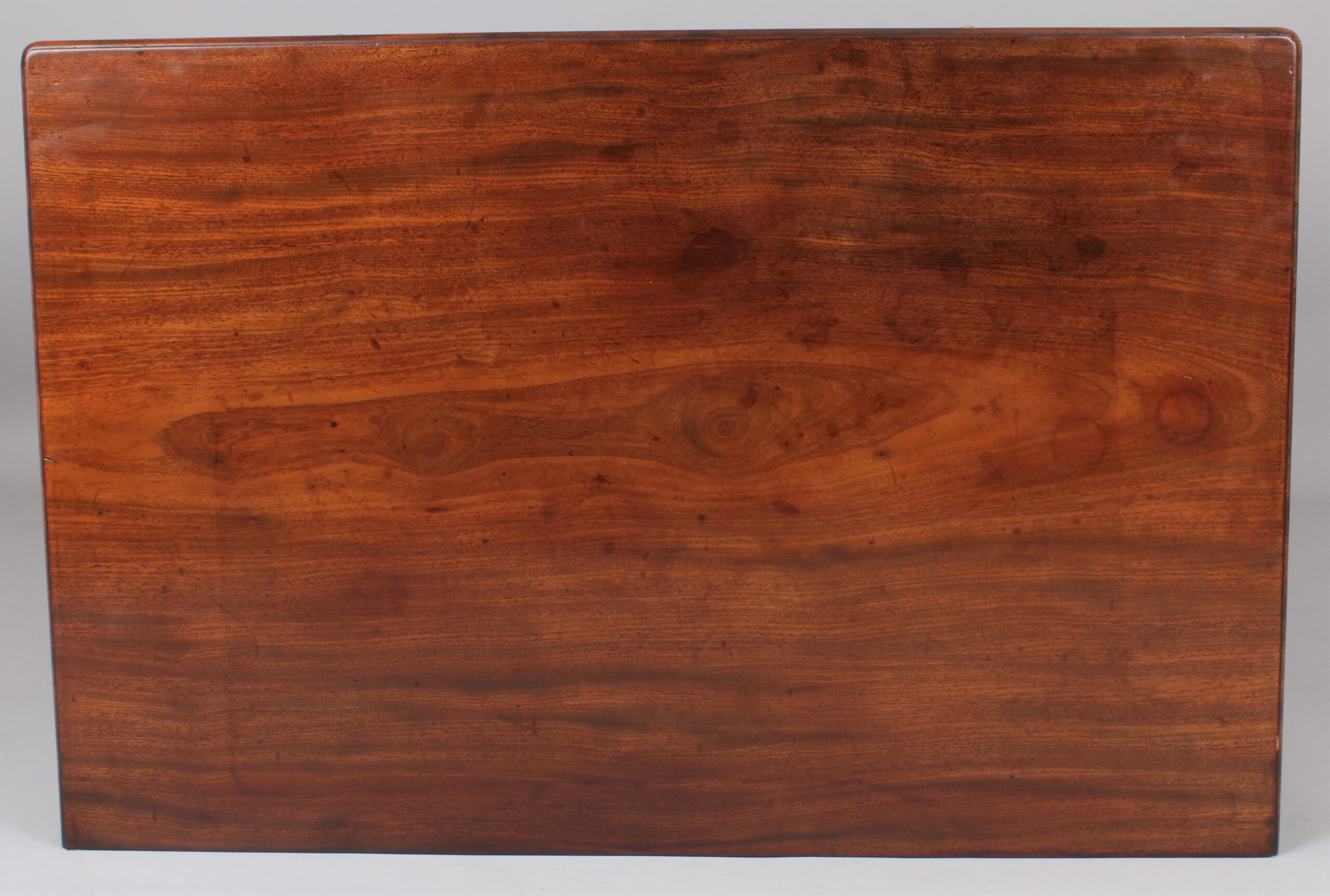 George II period small mahogany slide chest of drawers