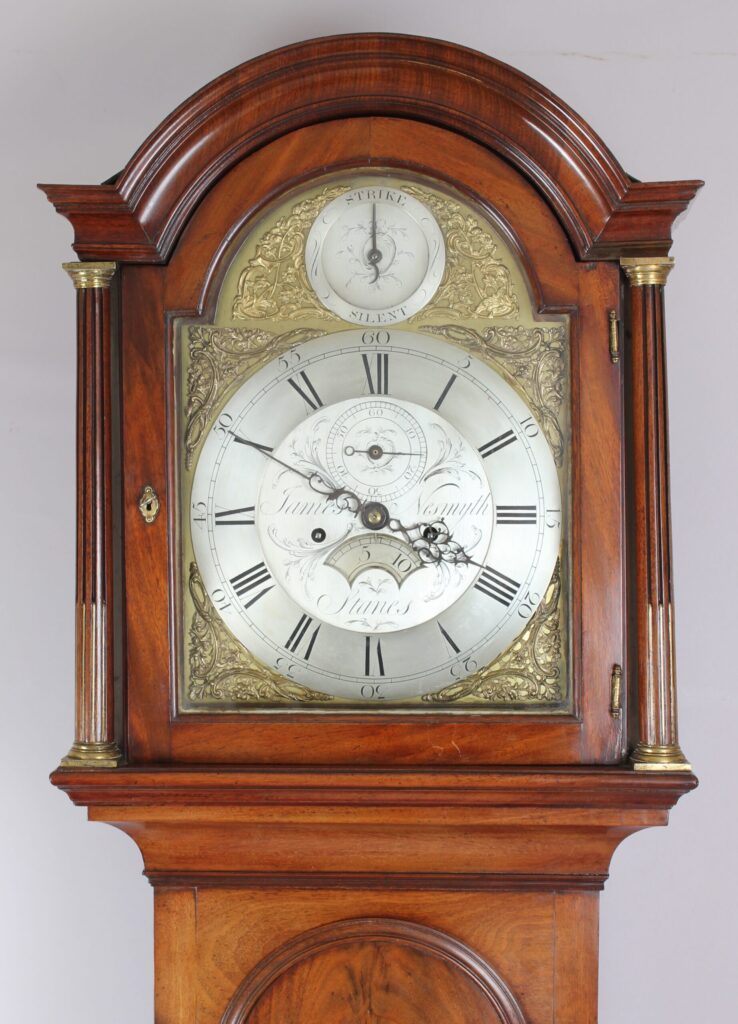 George III period mahogany long-case clock