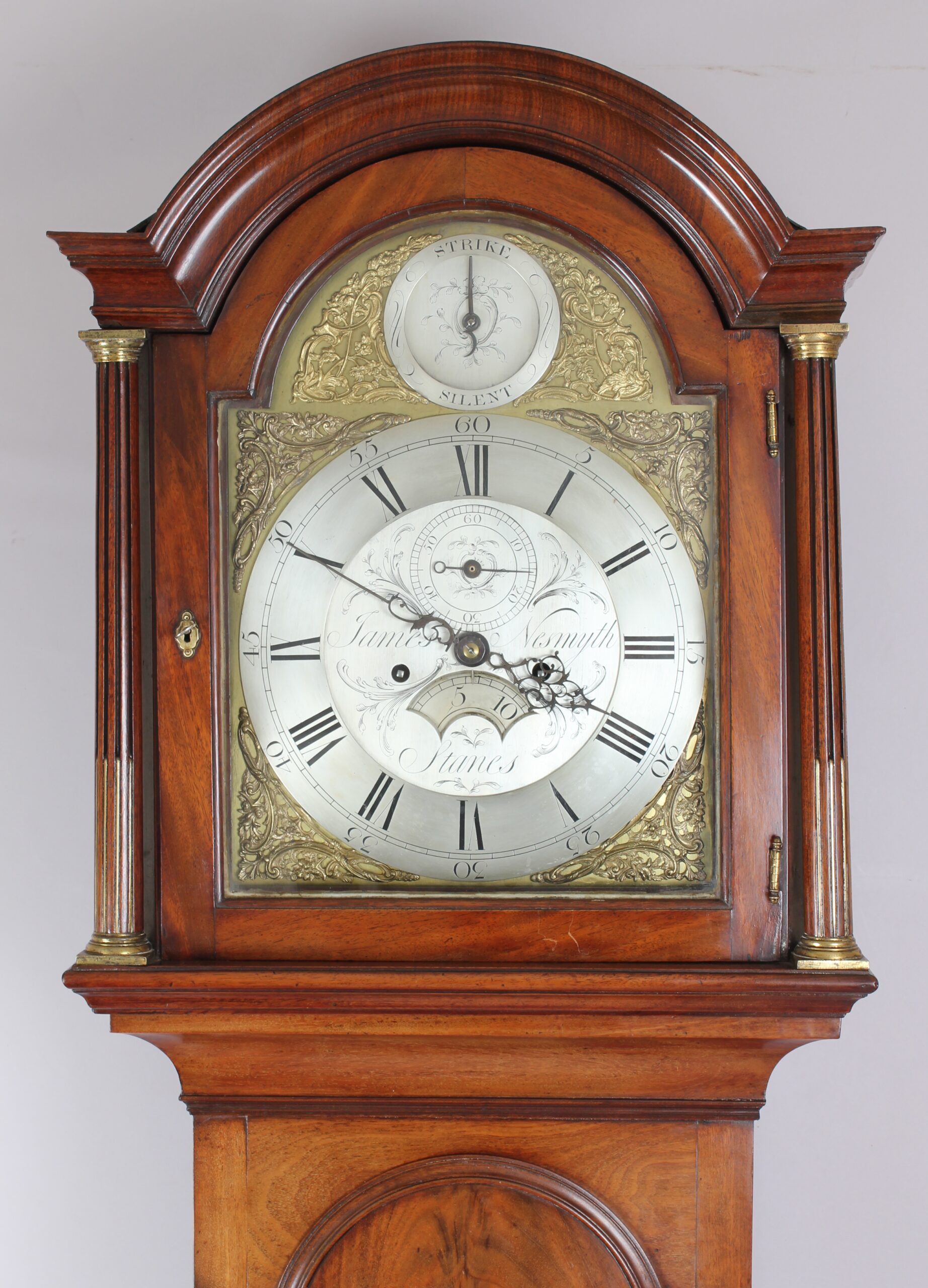 George III period mahogany long-case clock