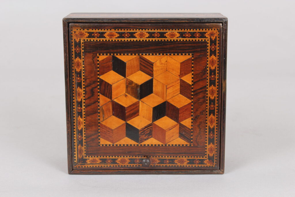Victorian Tunbridge-ware square box