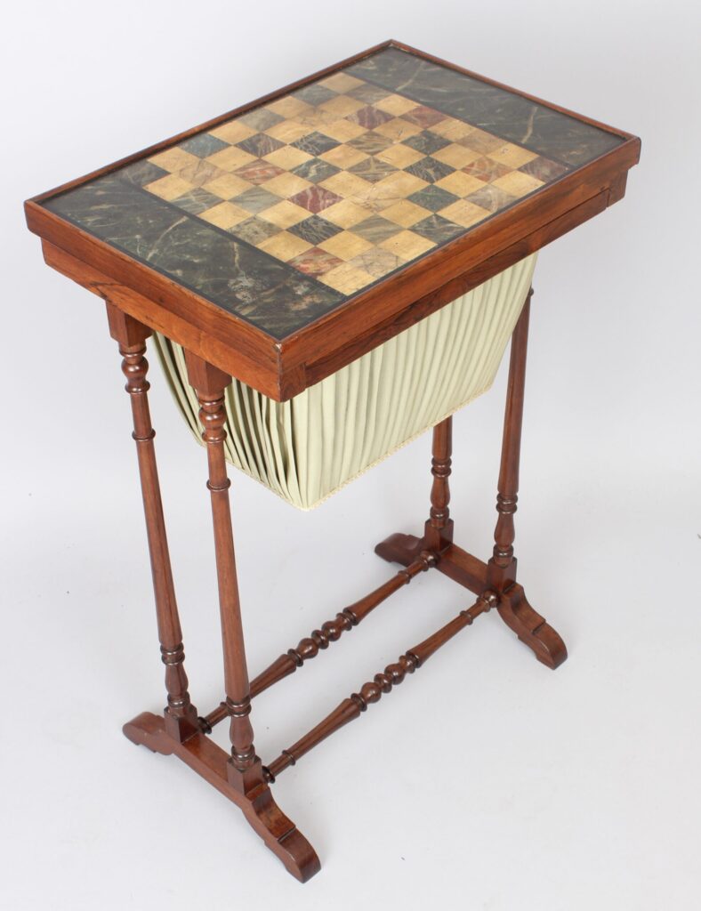 Early 19th century rosewood work table