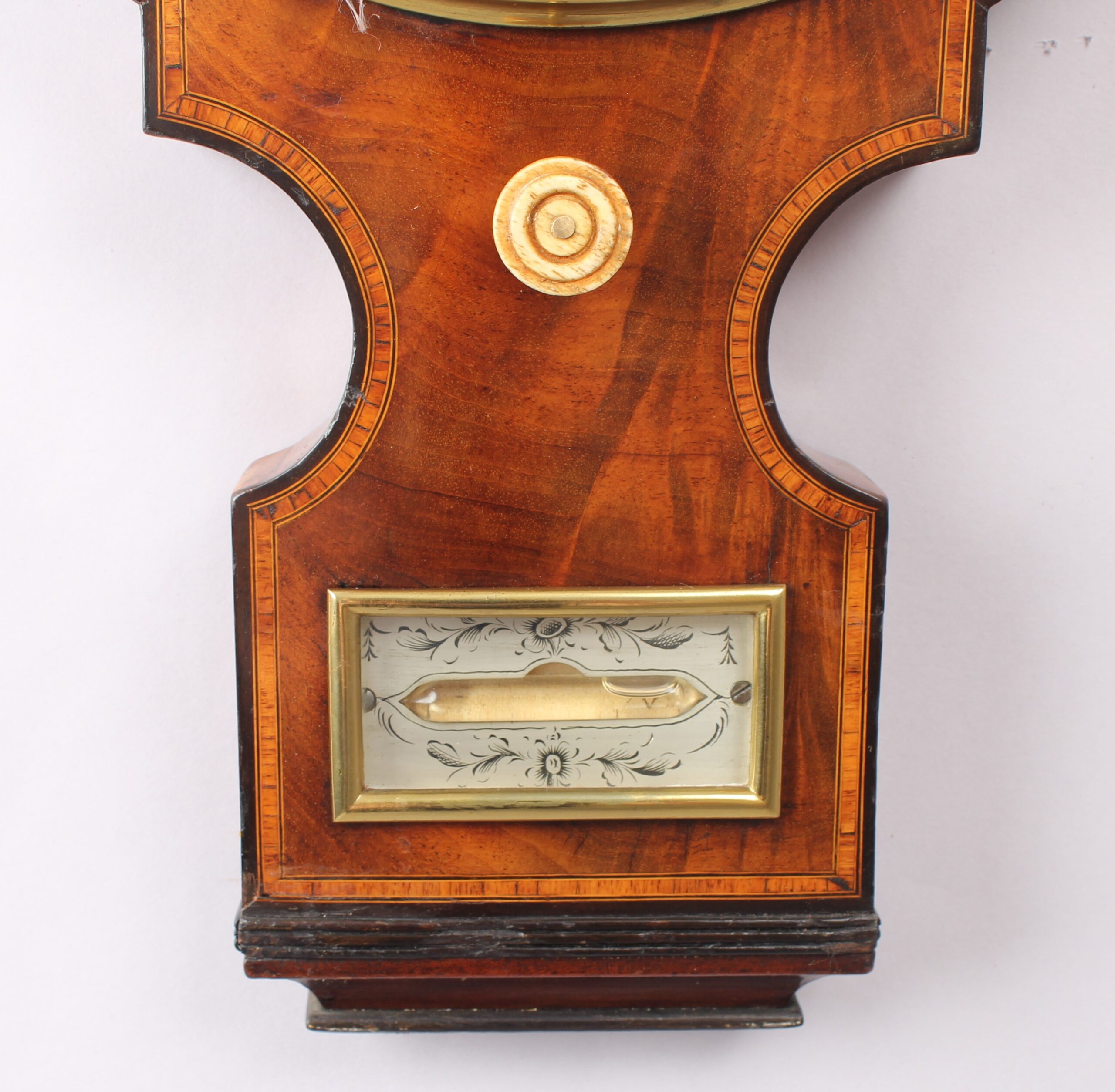 Early 19th century wheel barometer by F. Amadio and Son