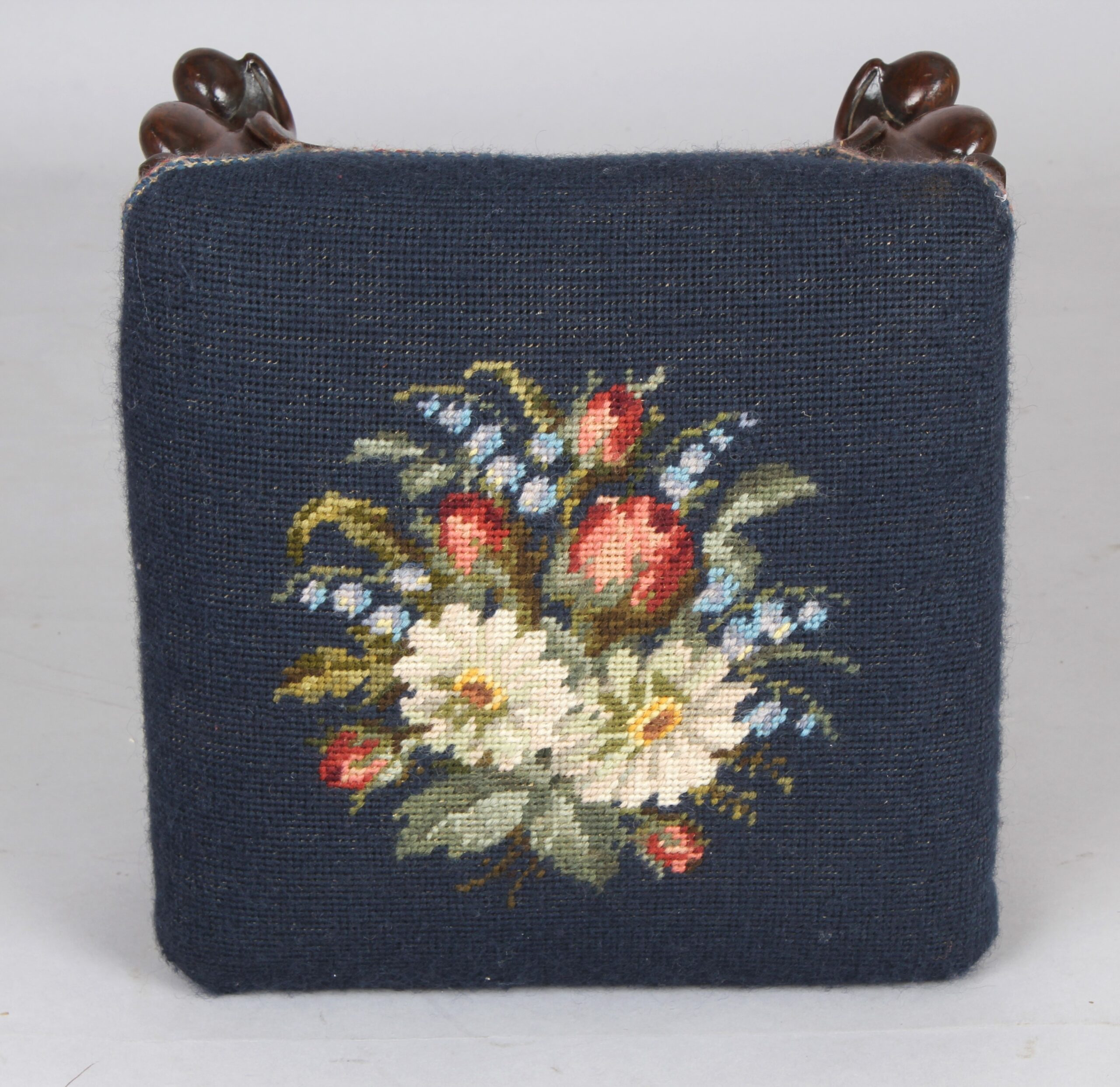 Pair of Victorian footstools