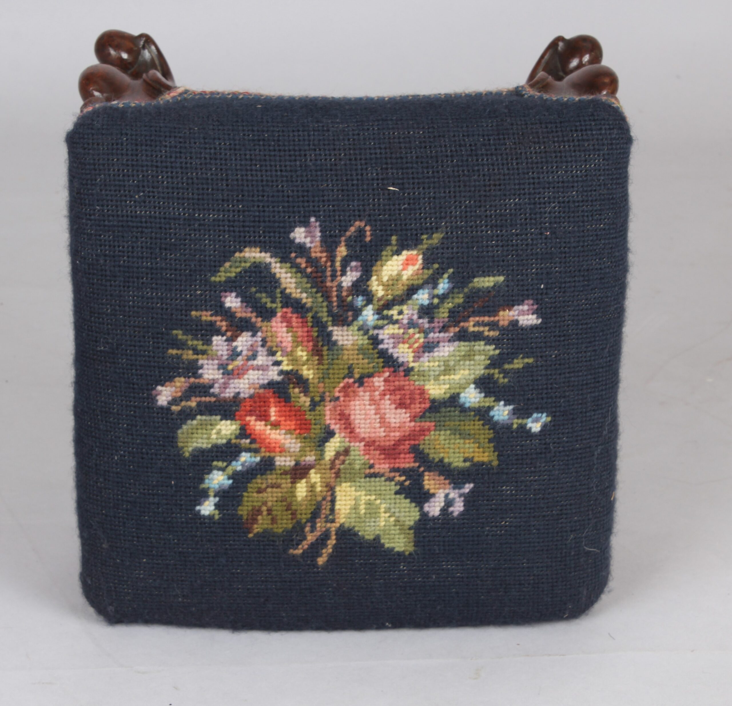 Pair of Victorian footstools
