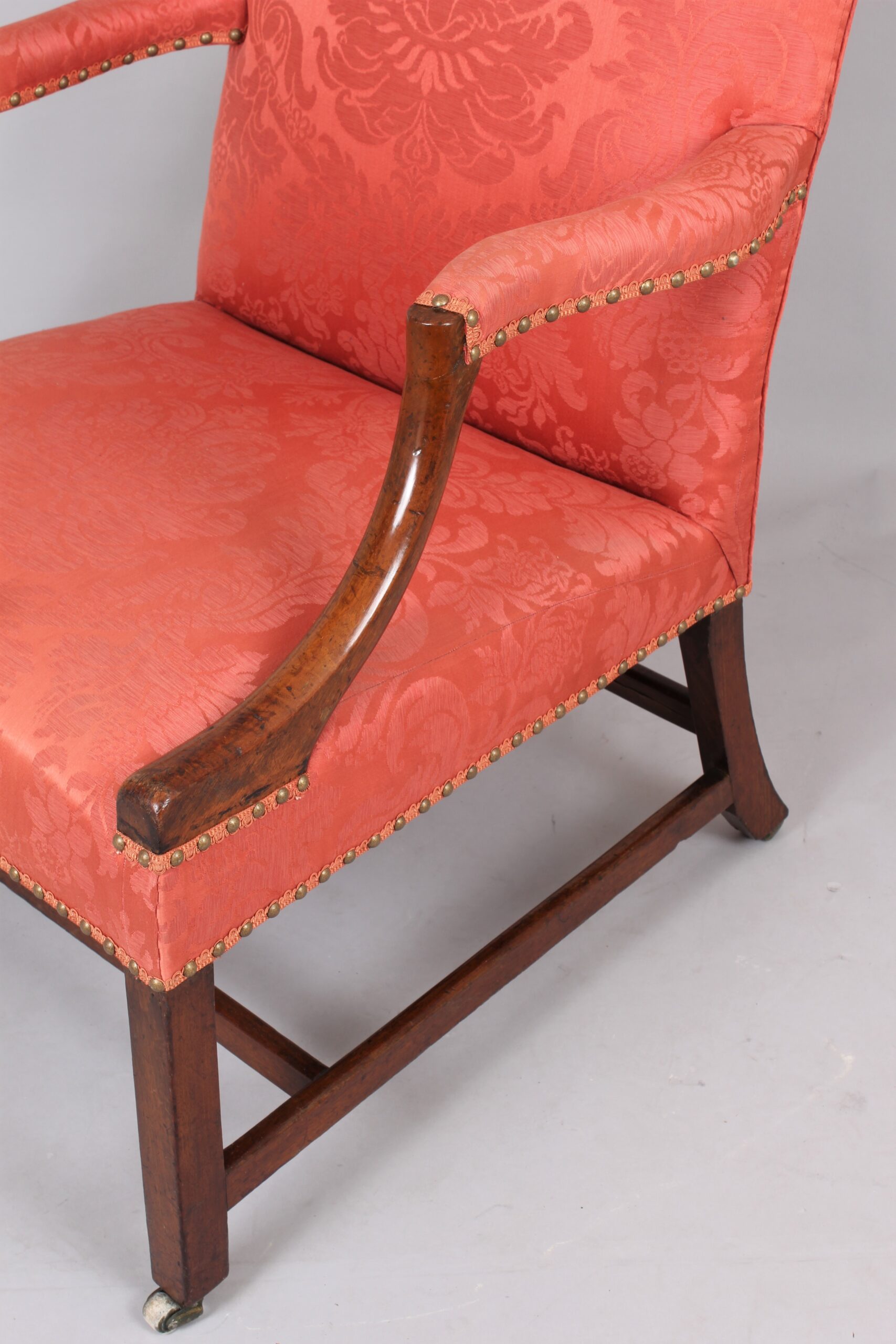 An important and fine mahogany Gainsborough armchair