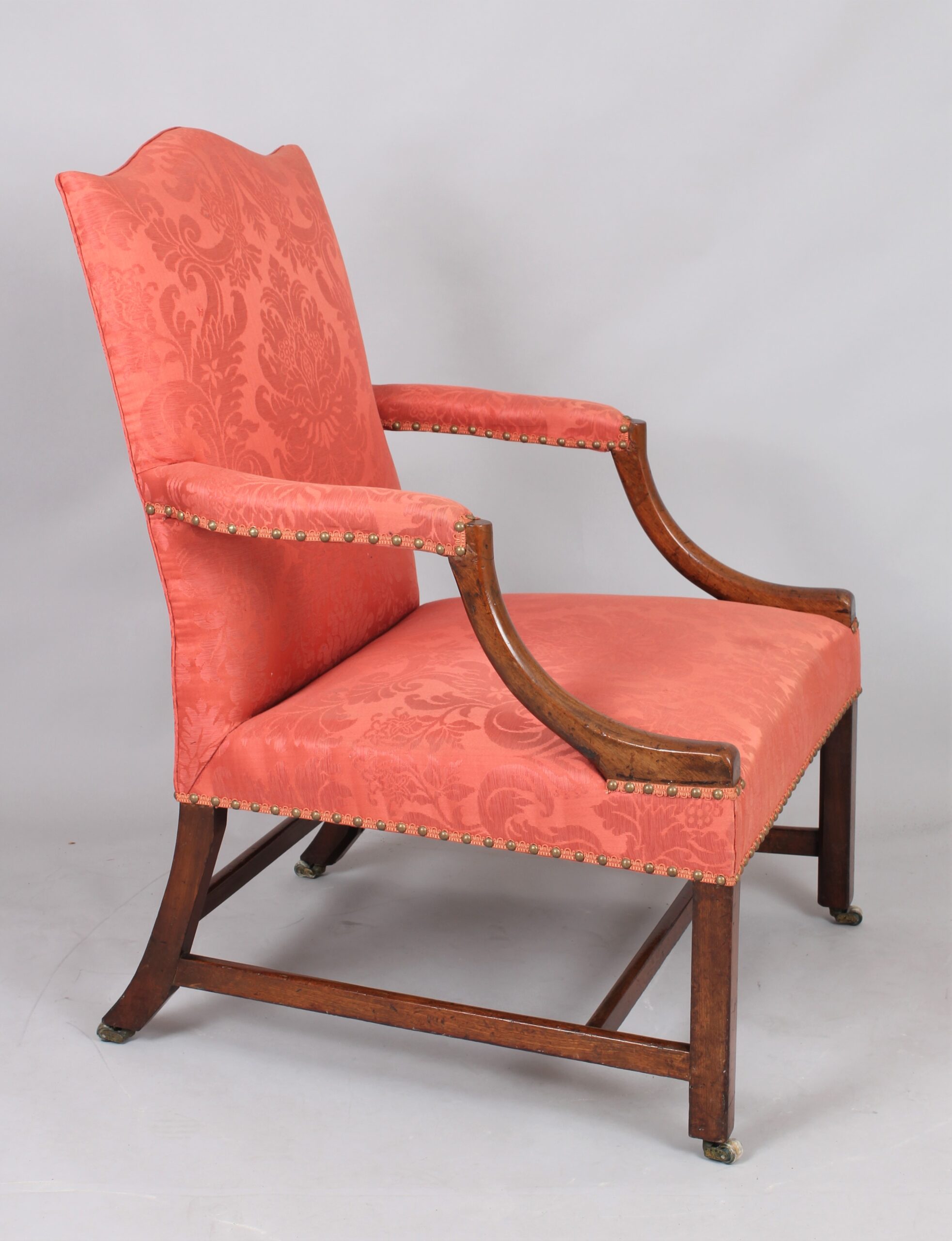 An important and fine mahogany Gainsborough armchair
