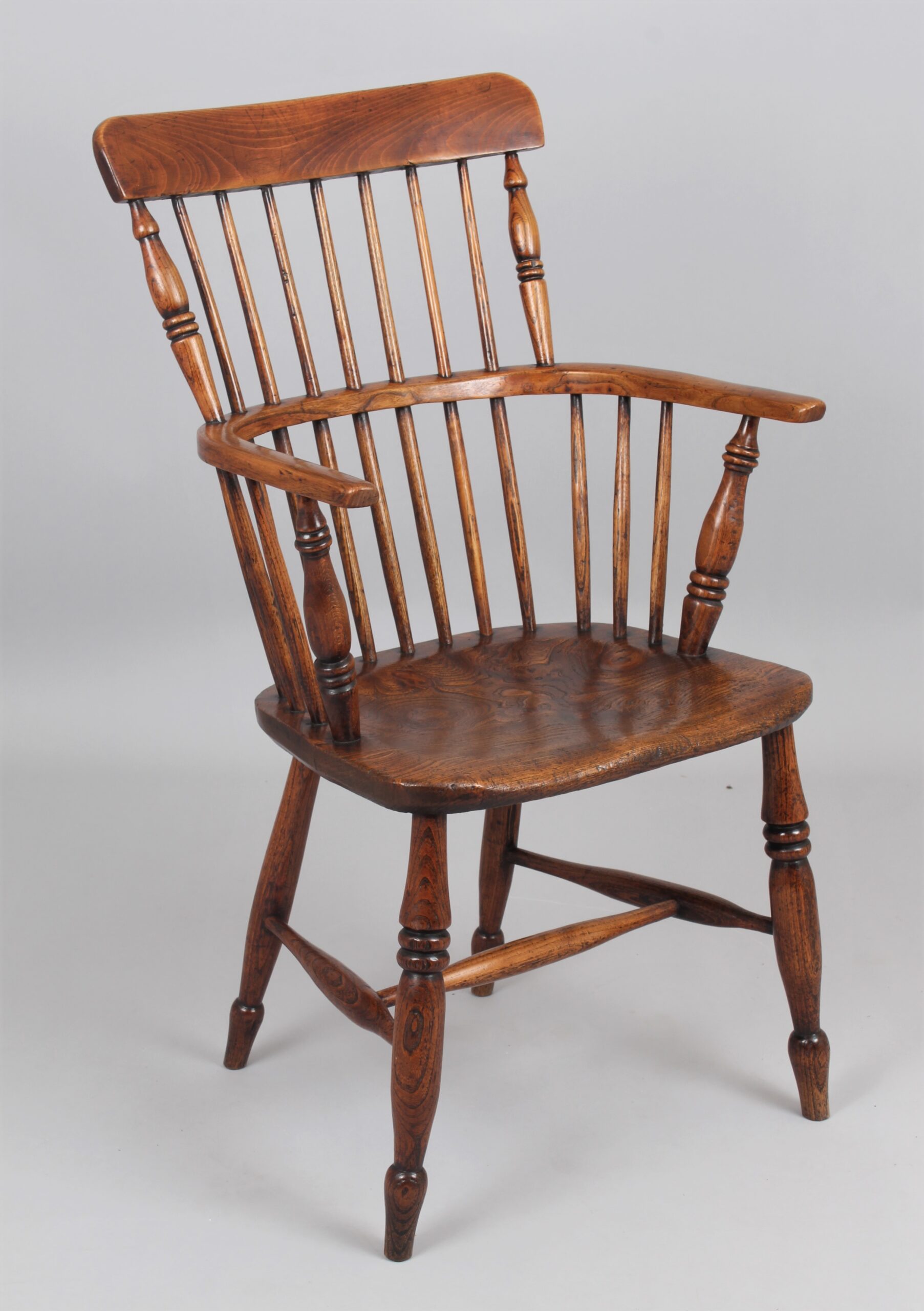 Ash and elm Windsor arm chair